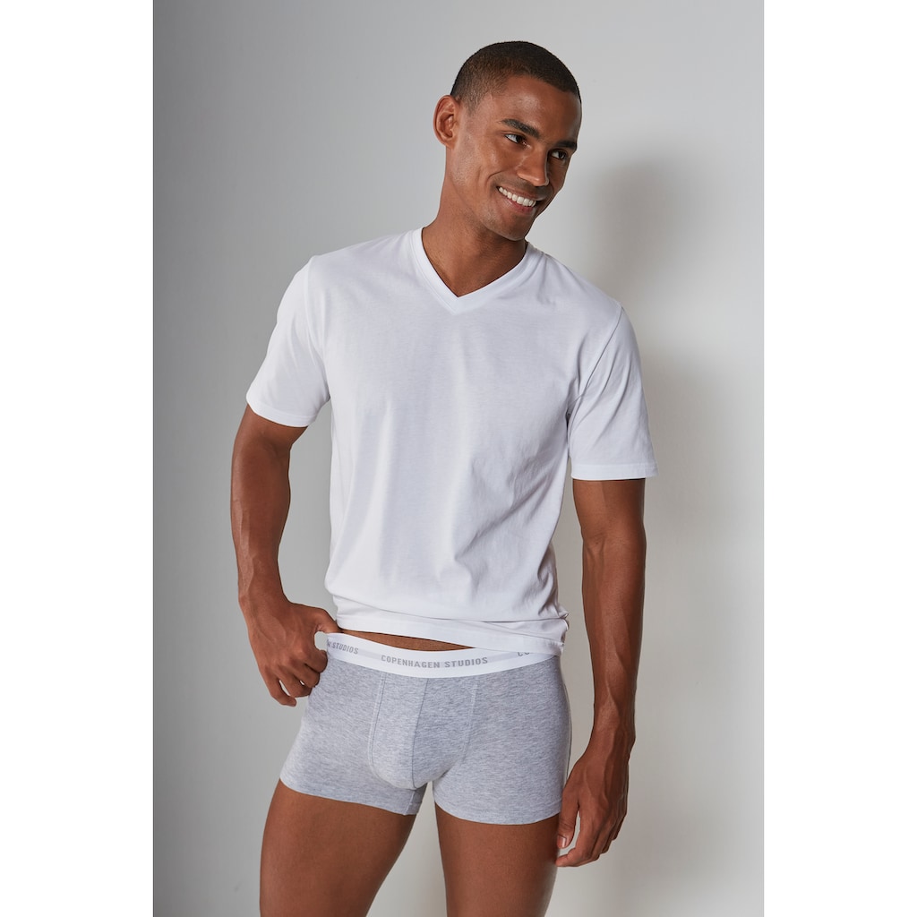 Copenhagen Studios T-Shirt, (3er-Pack), Unterziehshirt aus hochwertiger Bio-Baumwolle