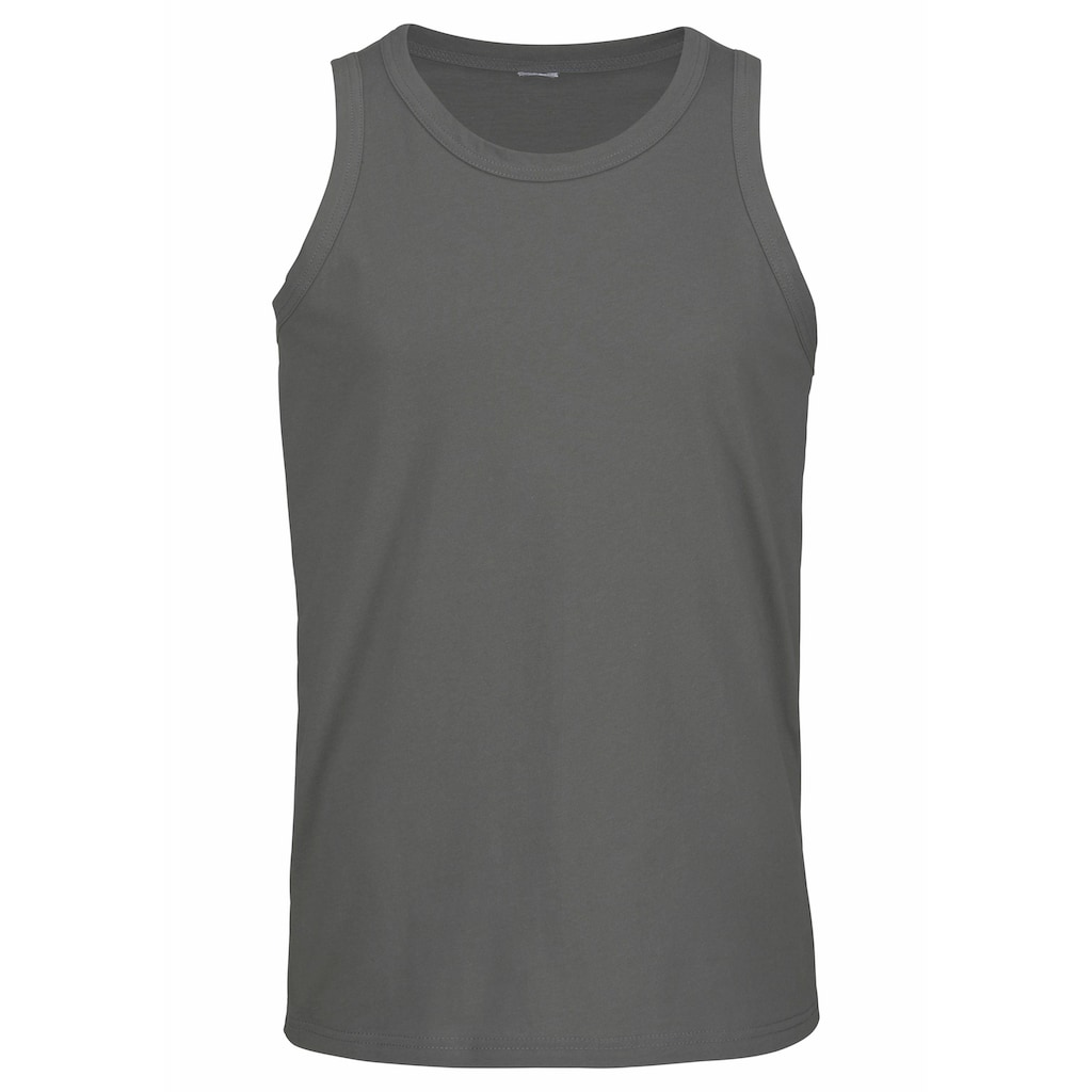 H.I.S Tanktop »Unterhemd für Herren«, (Packung, 3 tlg.), mit Rundhals aus Baumwolle