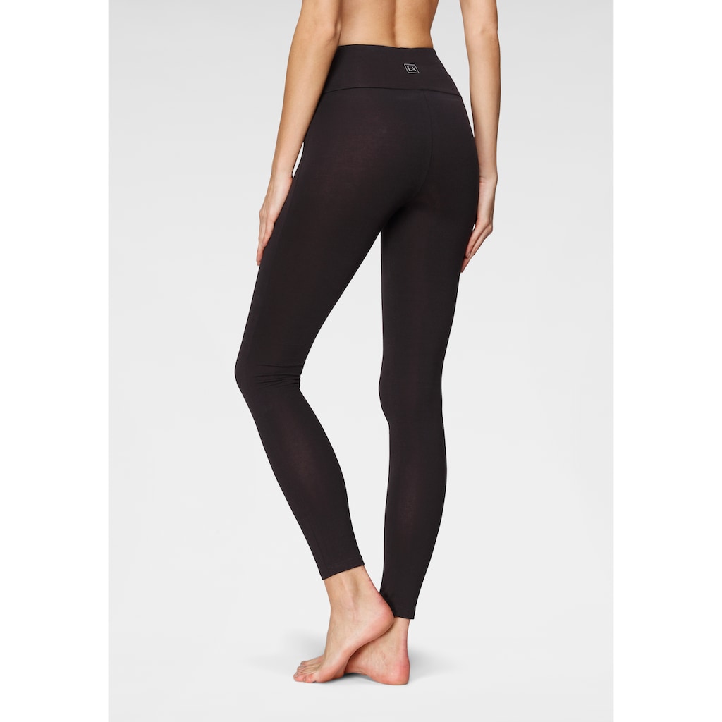 LASCANA Leggings, mit breitem Bündchen