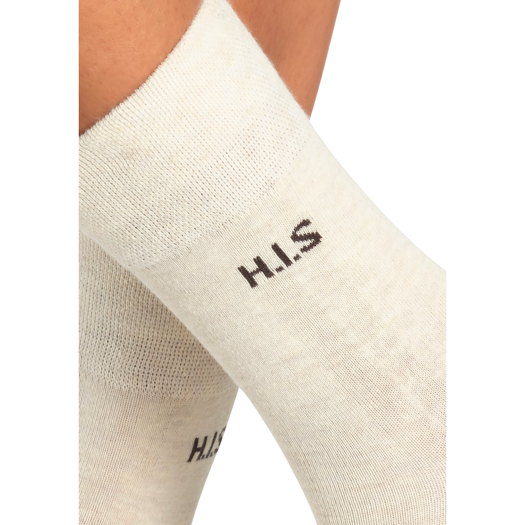 H.I.S Socken, (Packung, 12 Paar), ohne einschneidendes Gummi