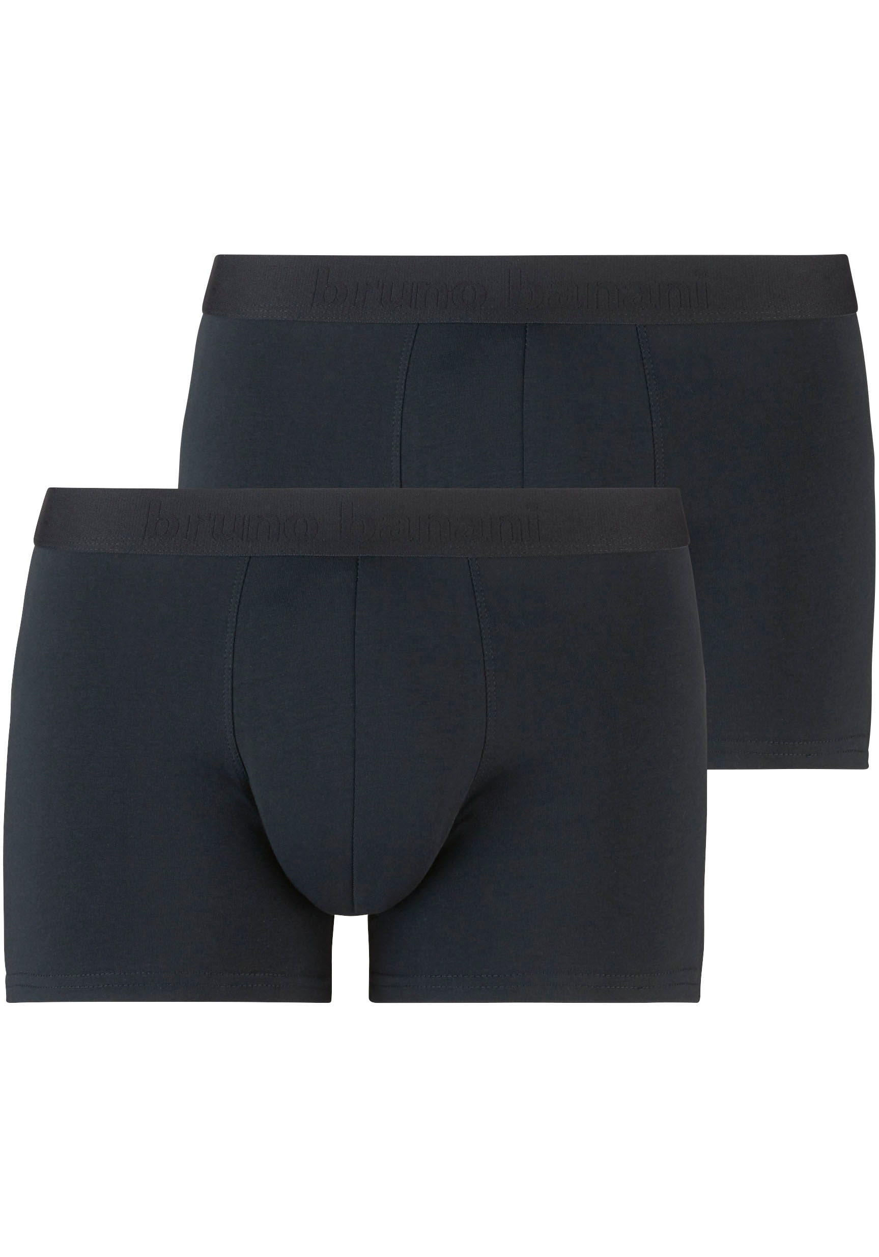 Bruno Banani Boxer »Flowing« 2er Pack, mit kontrastreichem Logobund