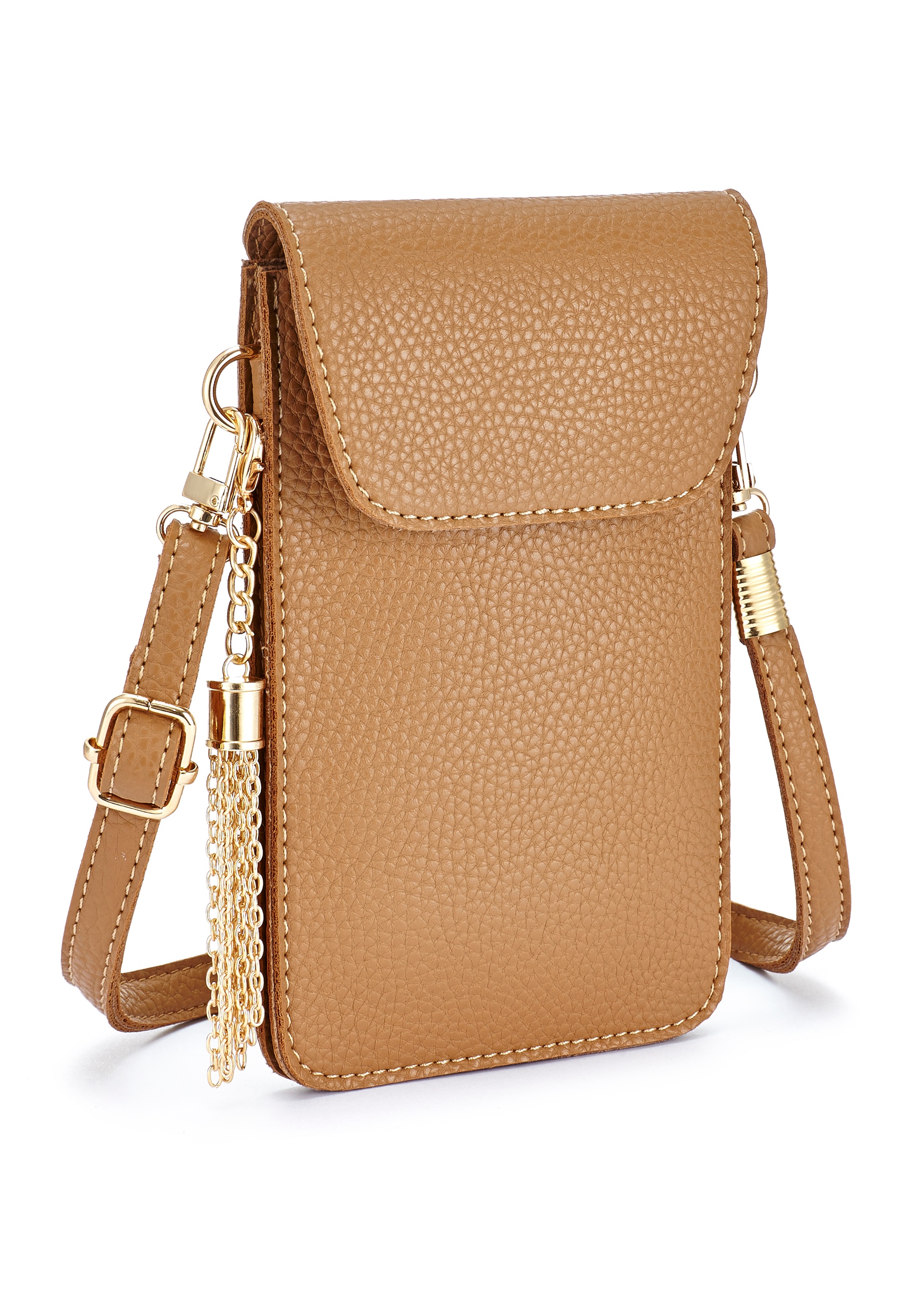 LASCANA Umhängetasche »Handytasche« mit Sichtfenster, Minibag, Crossbody Bag, VEGAN