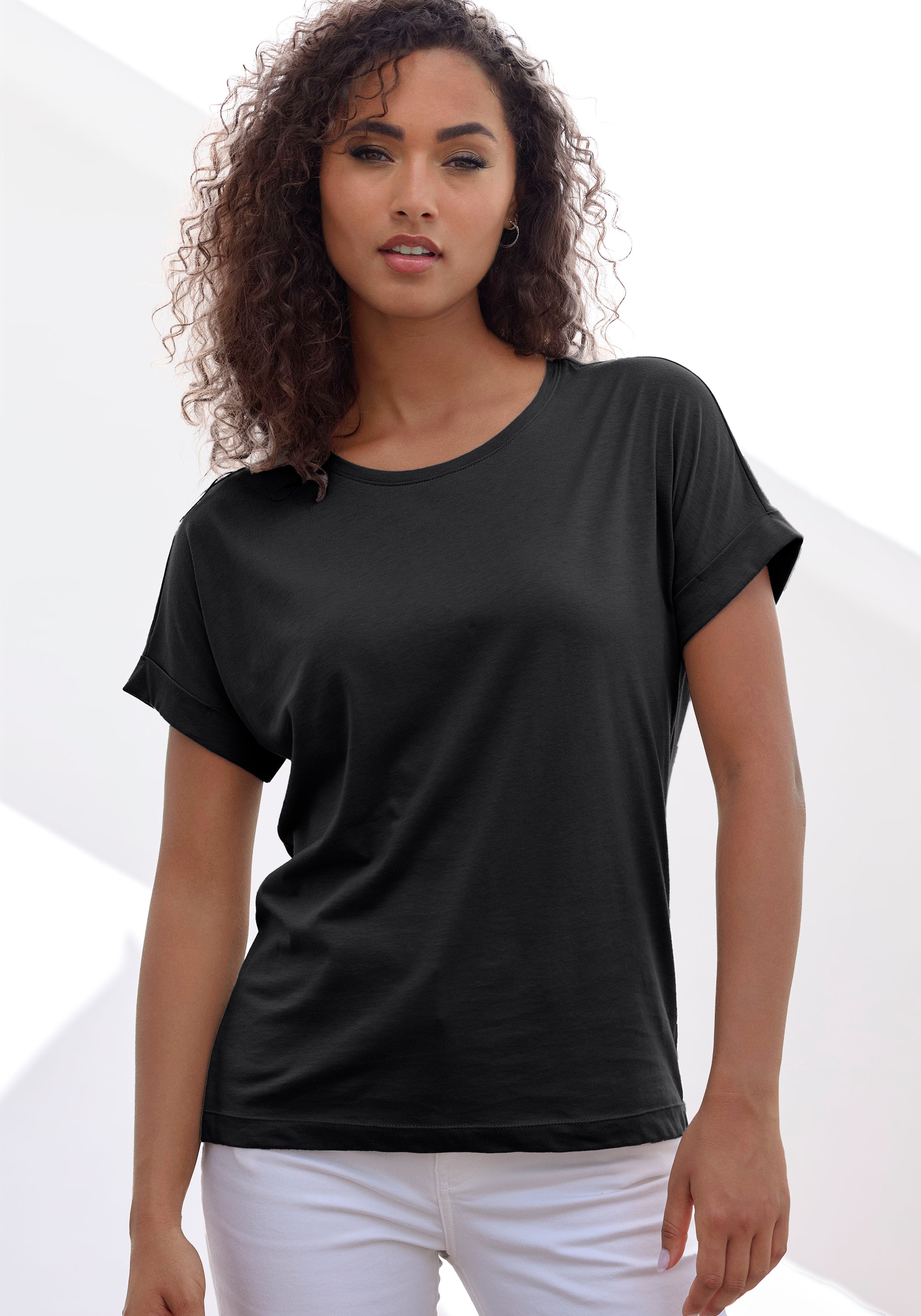 Copenhagen Studios T-Shirt »mit dezentem Logoprint hinten« aus softer Jersey-Qualität mit Bio-Baumwolle