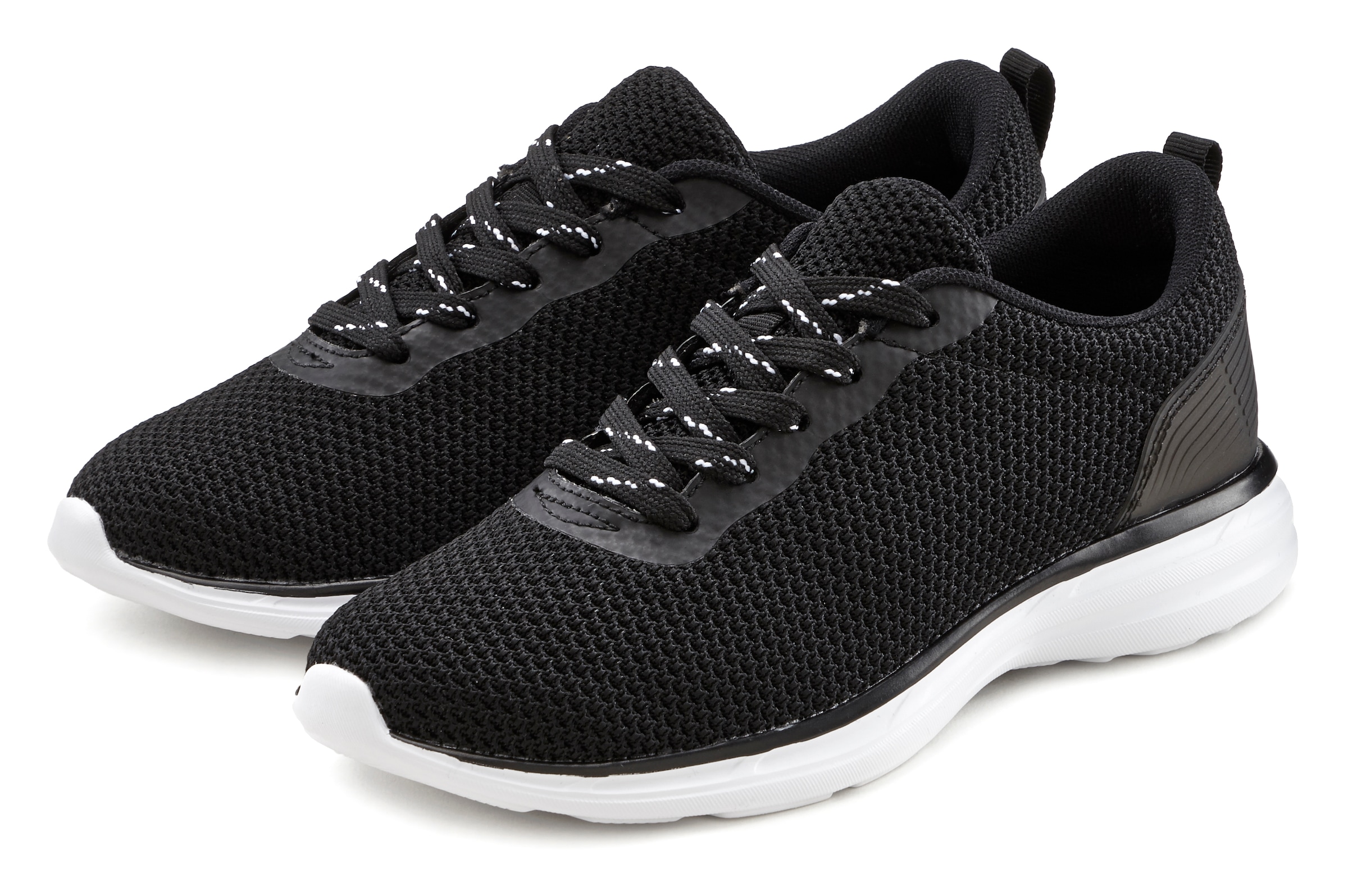 LASCANA Sneaker, Schnürhalbschuh, Halbschuh, Freizeitschuh ultraleicht VEGAN