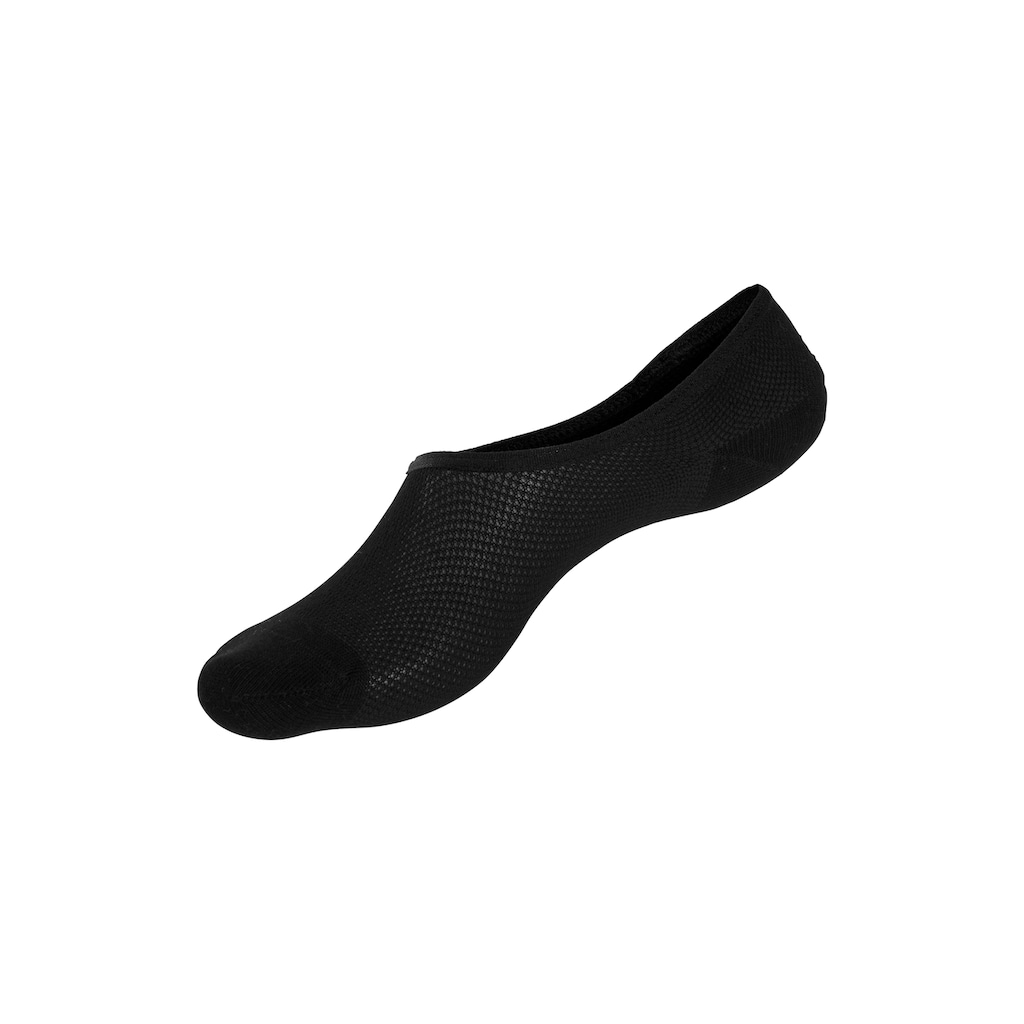 LASCANA ACTIVE Füsslinge, (Packung, 3 Paar), mit Pikee Struktur