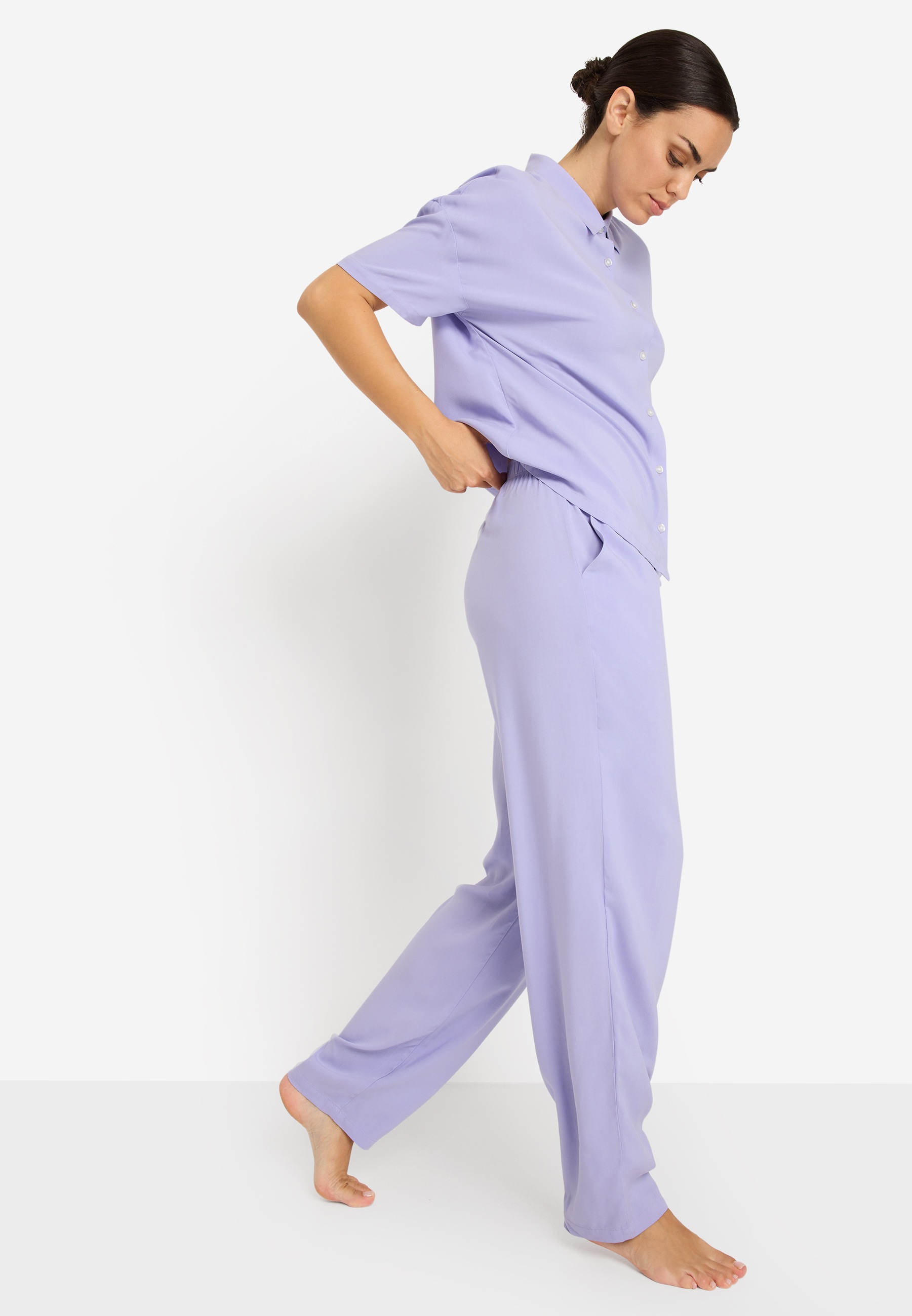 LSCN by LASCANA Pyjama Set, 2 mit weiter Ballon-Hose