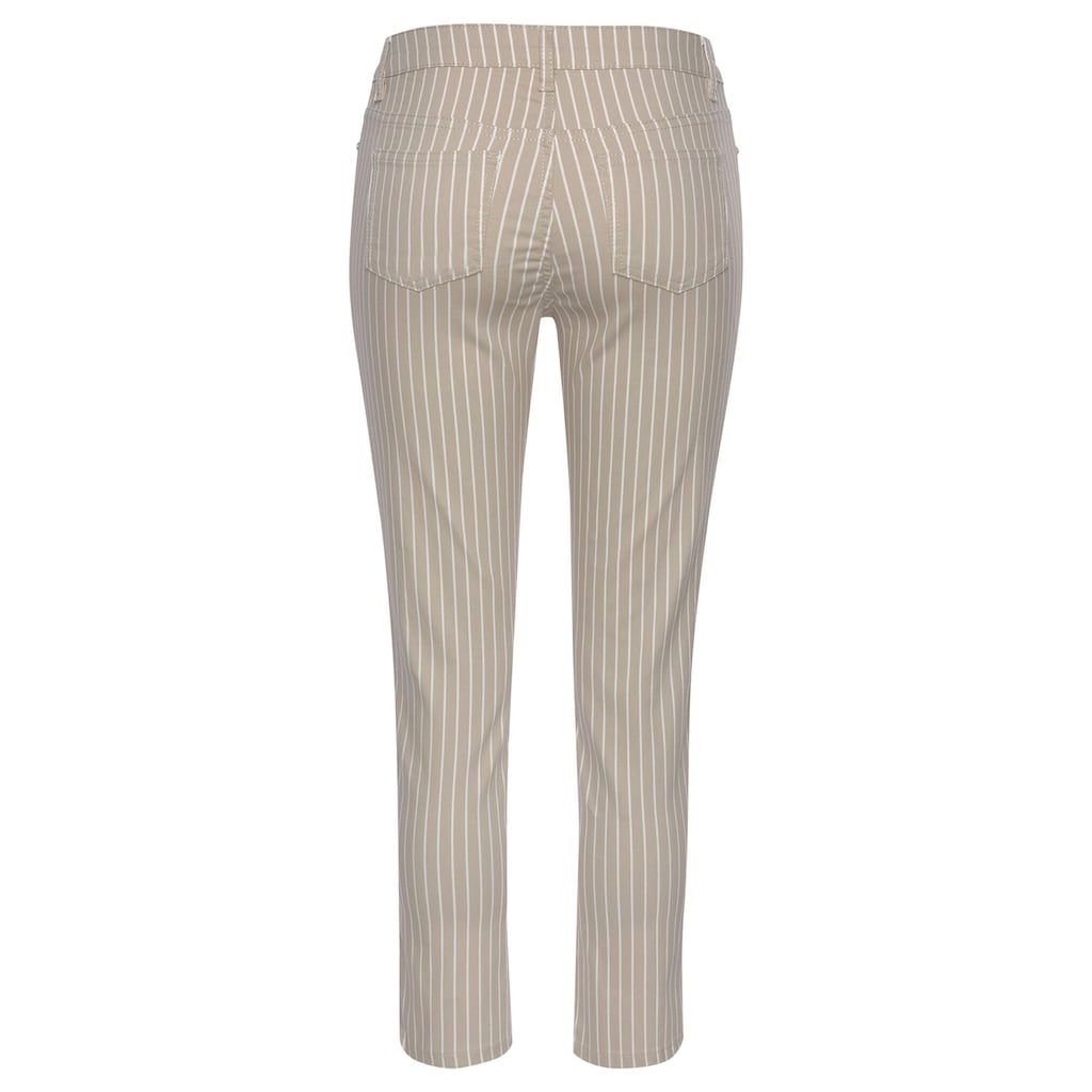 LASCANA 7/8-Jeggings, mit Streifenprint in Slim-Fit-Form, Superstretch-Qualität