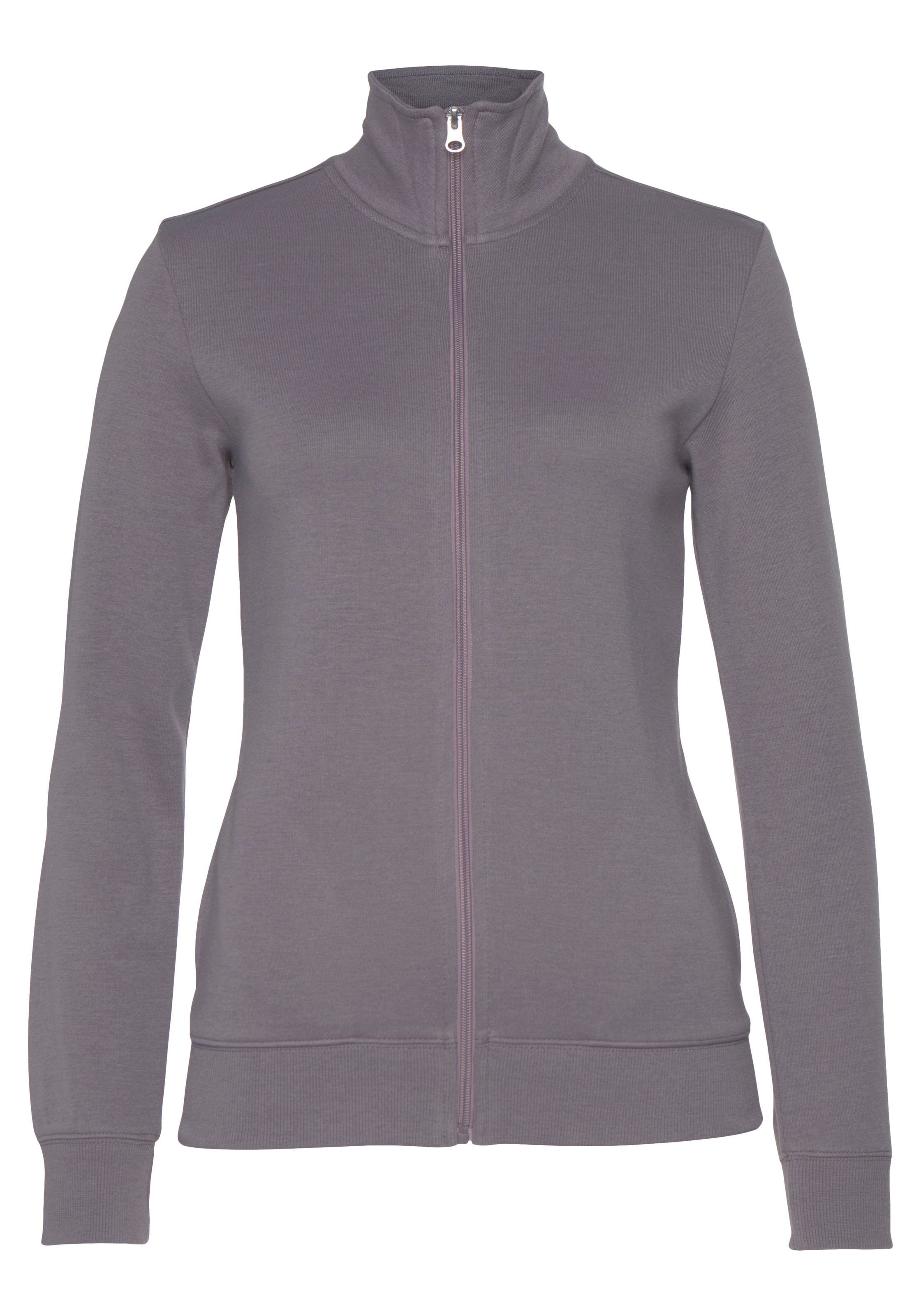 Bench. Loungewear Sweatjacke 1 Stk. mit bestickten Stehkragen, Loungeanzug