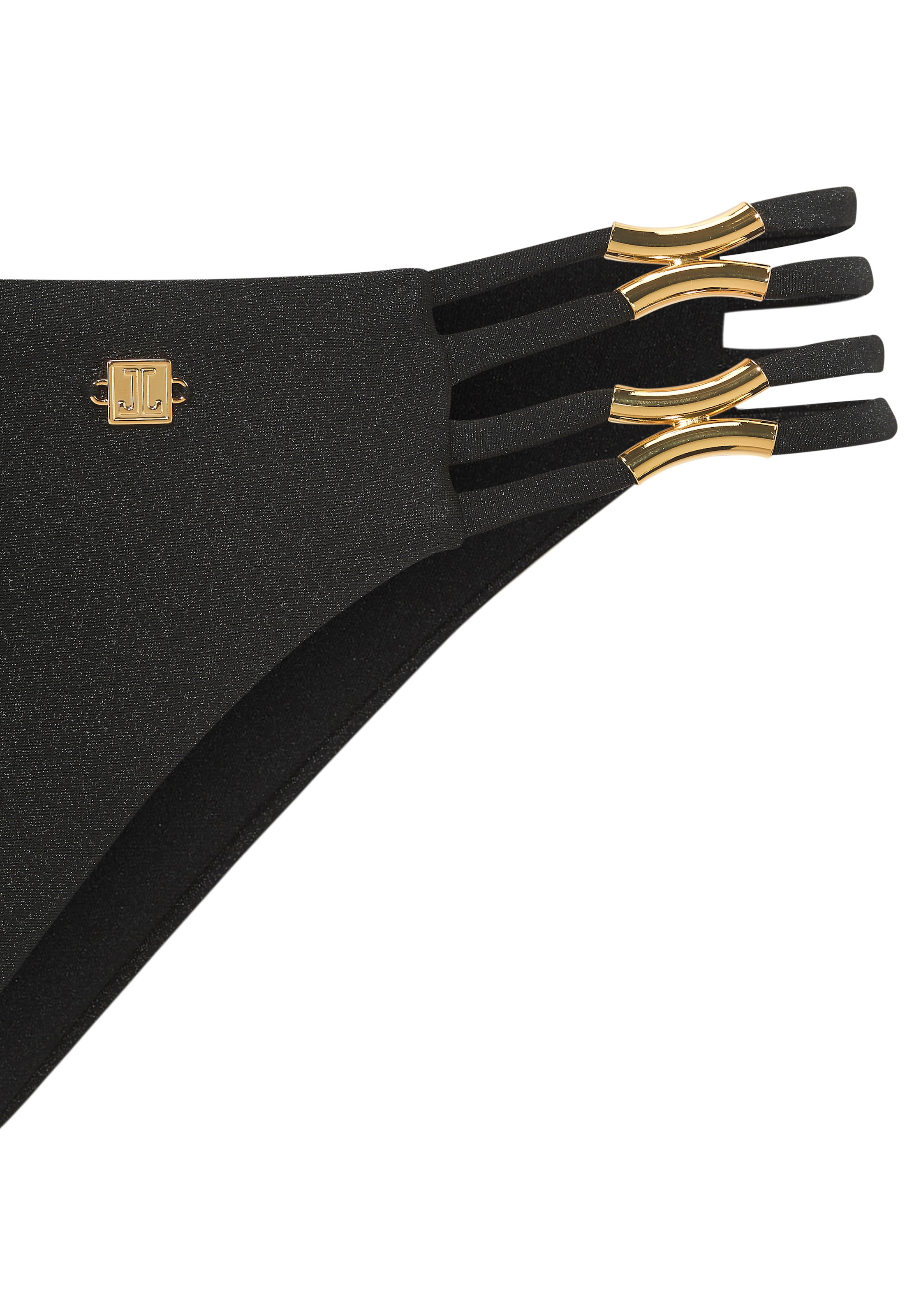 JETTE Bügel-Bikini »Giulia«, mit goldfarbener Glanzbeschichtung und Accessoires