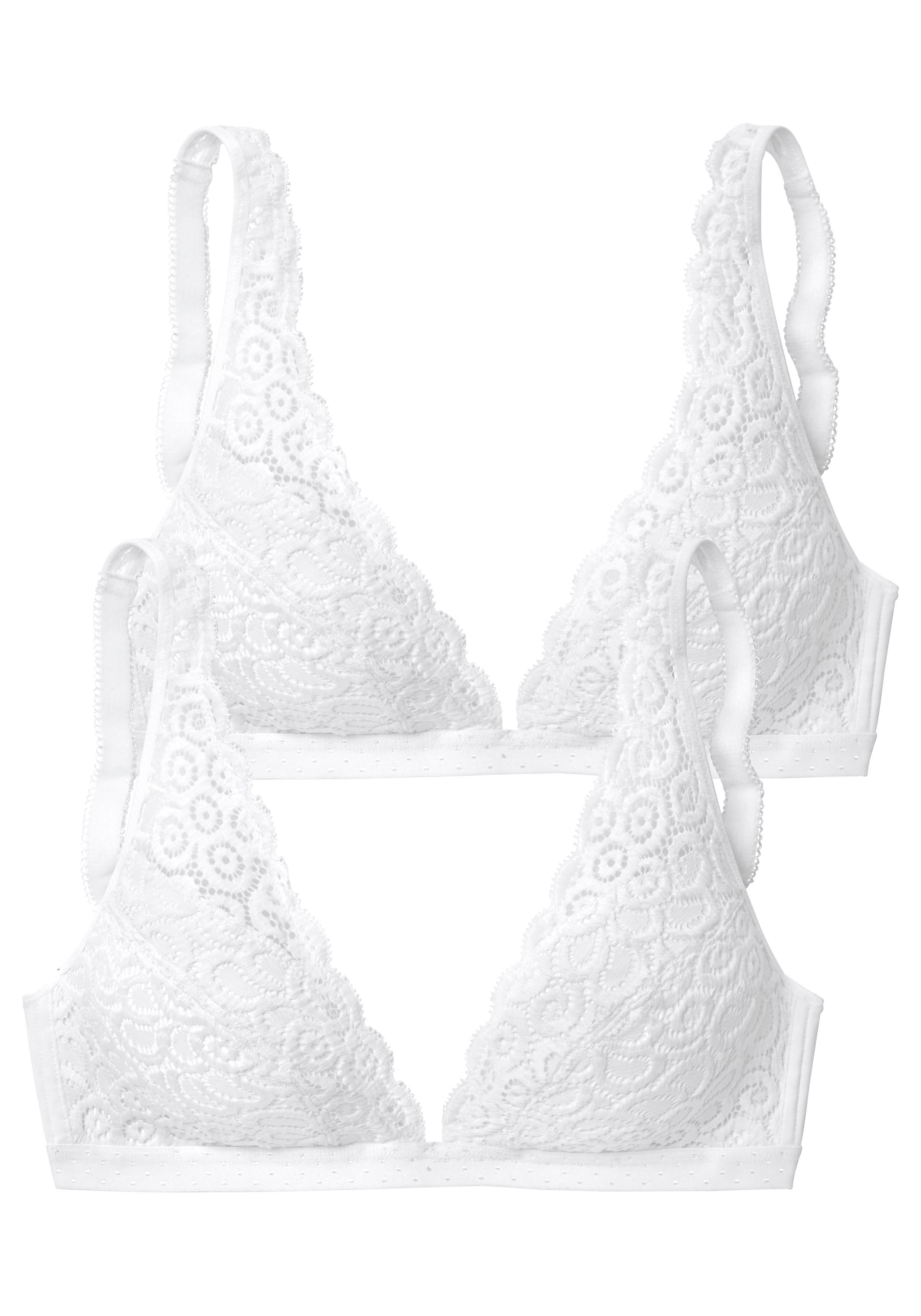 Thumbnail - petite fleur Bralette-BH, ohne Bügel aus Spitze, Dessous