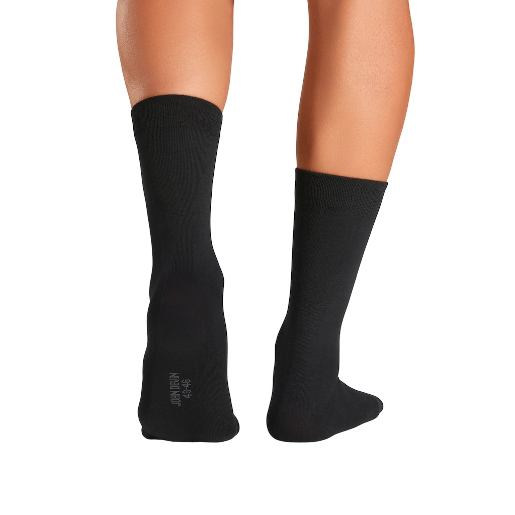 John Devin Businesssocken, (Packung, 6 Paar), lange Form, wertig in Box verpackt