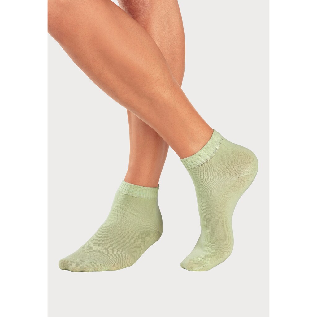 H.I.S Kurzsocken, (Packung, 14 Paar), mit eingestricktem Markenlogo im Innenbund