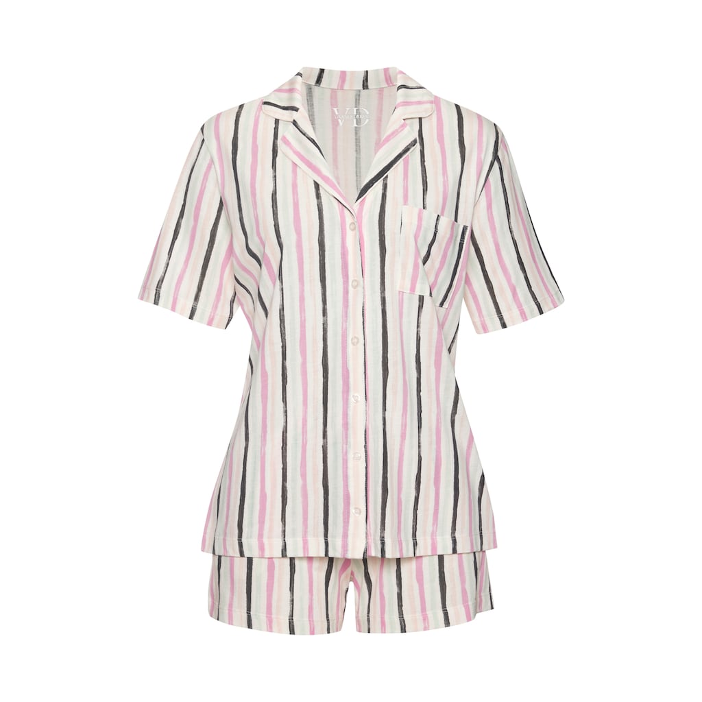 Vivance Dreams Shorty, (2 tlg.), mit Aquarell-Muster