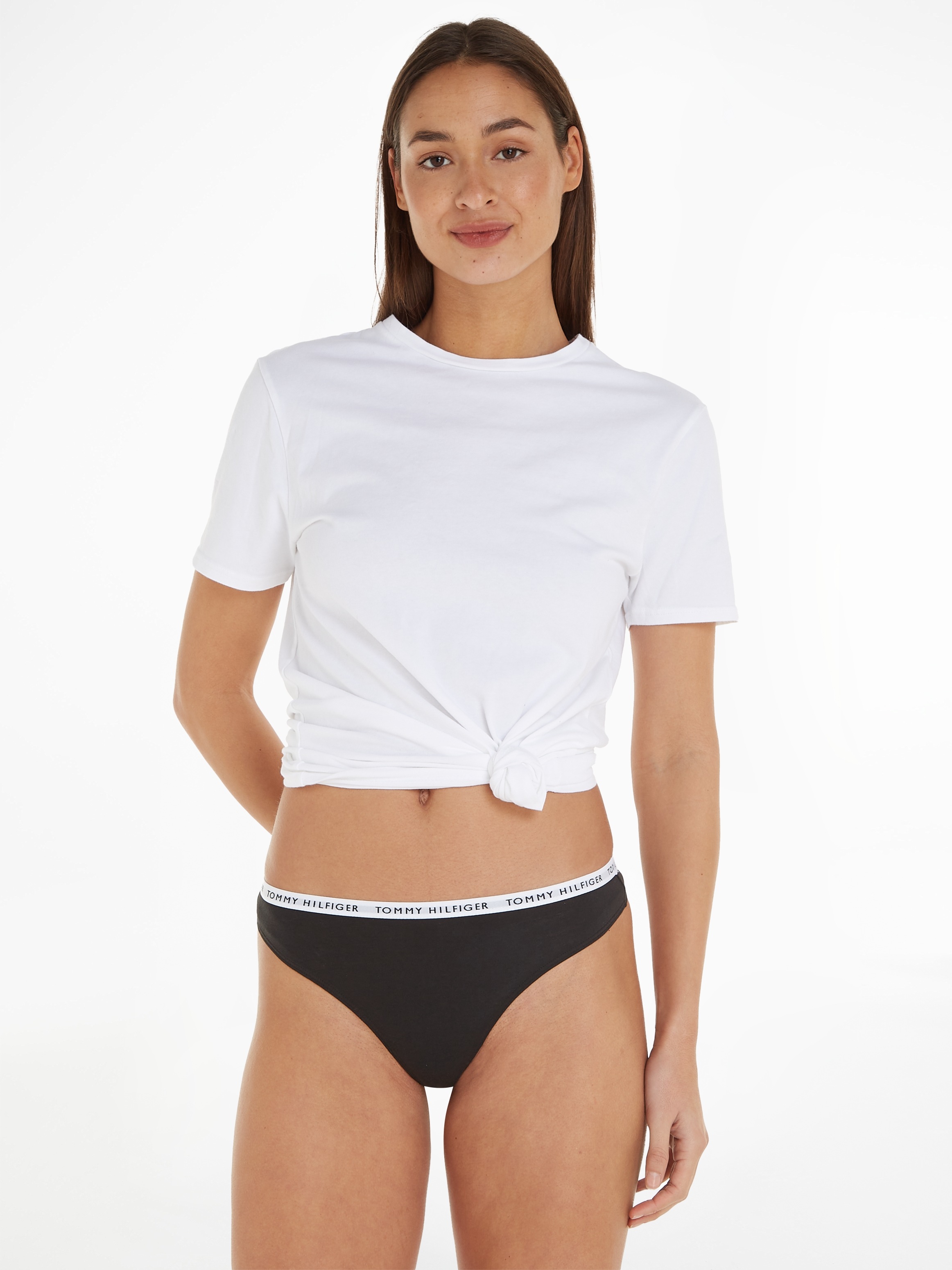 Tommy Hilfiger Underwear String 3 cuis mit schmalem Logobündchen