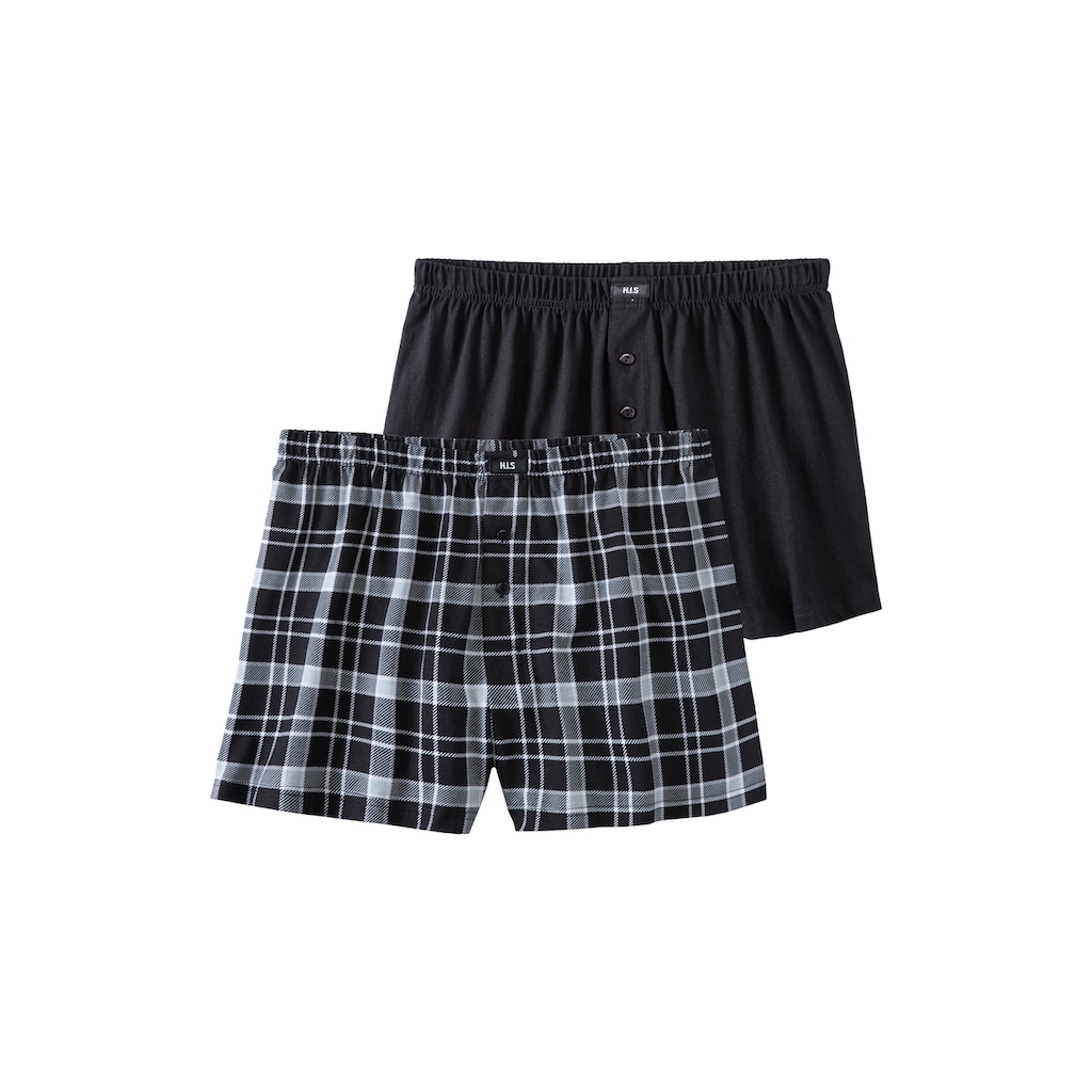 H.I.S Boxer »Boxershorts für Herren«, (Packung, 2 St.), in weiter Passform