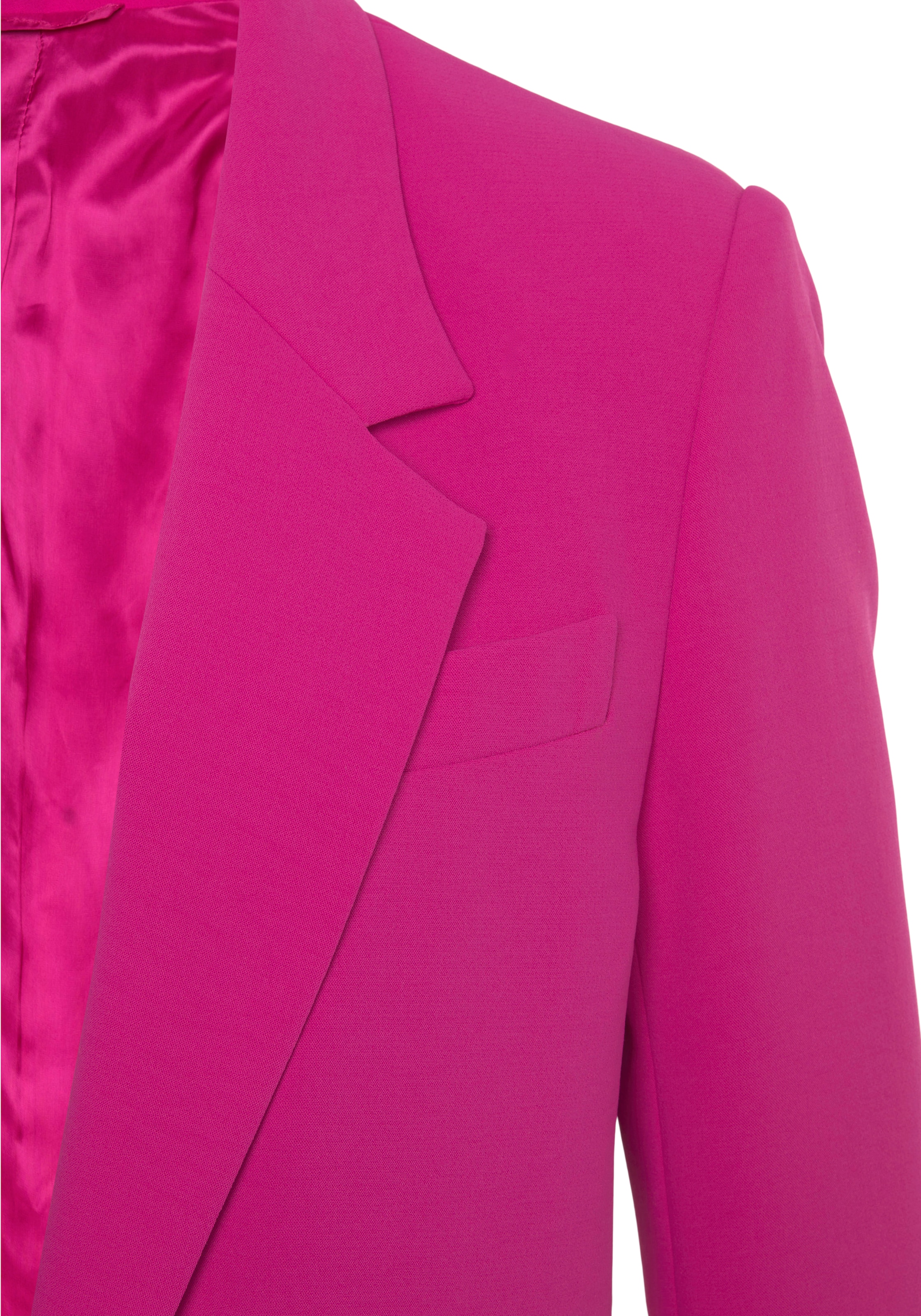 LASCANA Longblazer, mit Reverskragen und Schlitz hinten, Damenblazer, elegant-chic