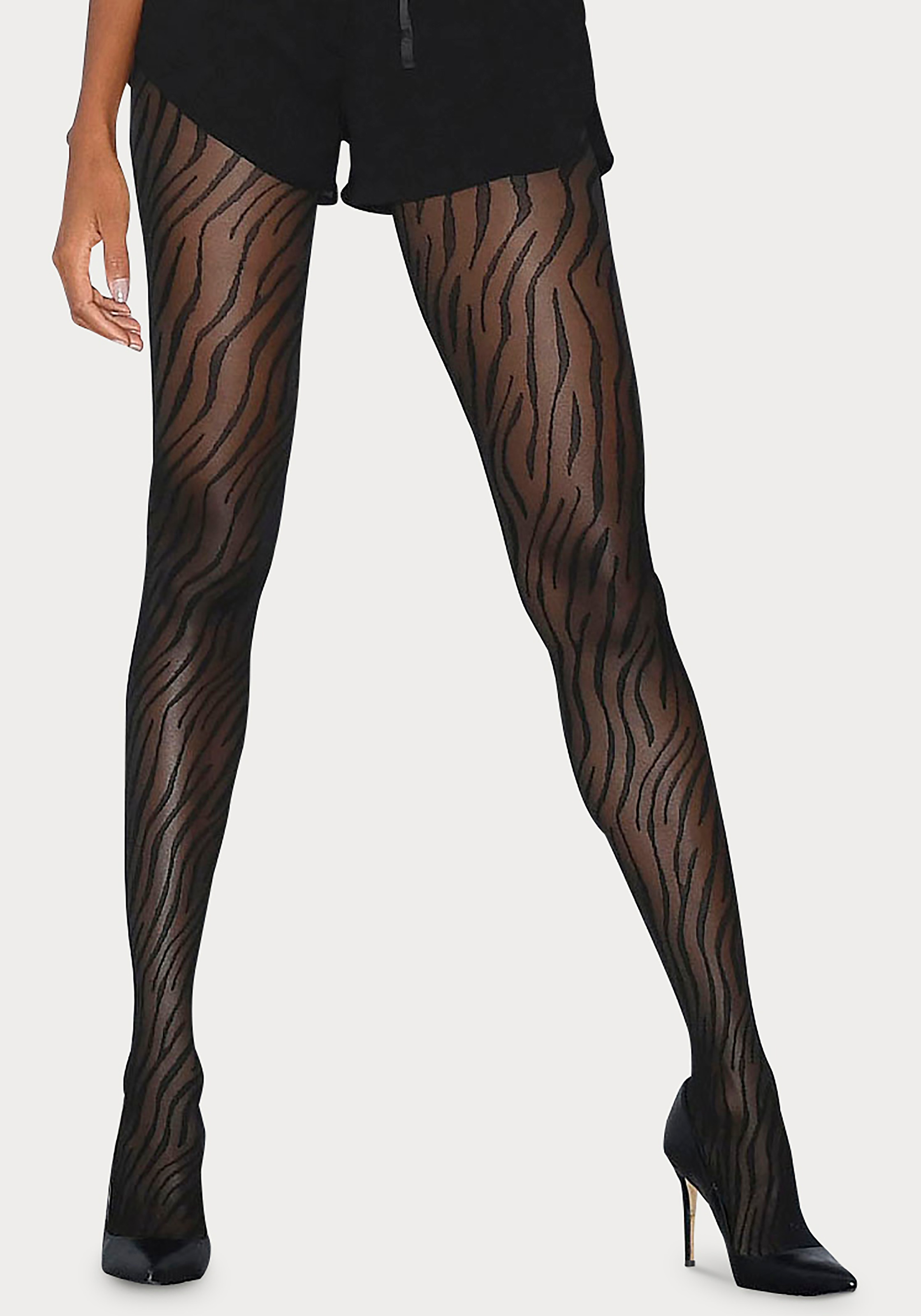 petite fleur gold Feinstrumpfhose 20 mit animal Print