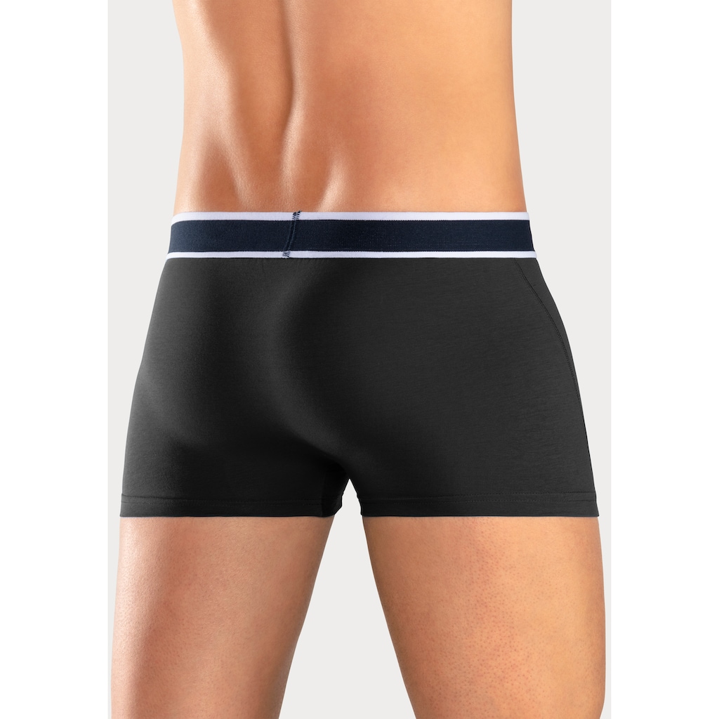 Bruno Banani Boxer »Boxershorts für Herren«, (4er Pack), mit Steifen und Logo im Bund