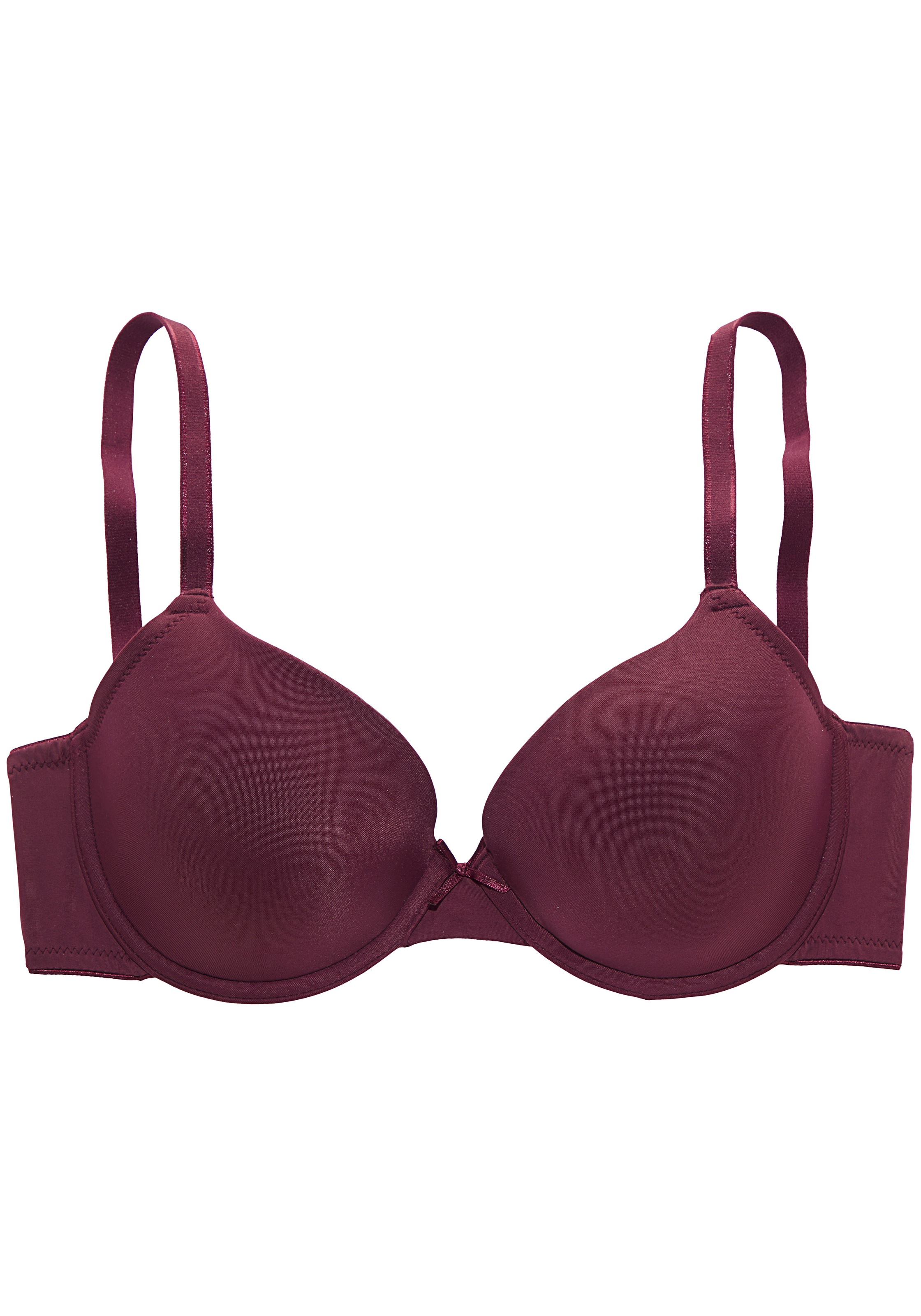 LASCANA Schalen-BH », T-Shirt-BH, Bügel-BH, Ela - perfect basic« aus seidiger Microfaser, bequemer BH, grosse Grössen