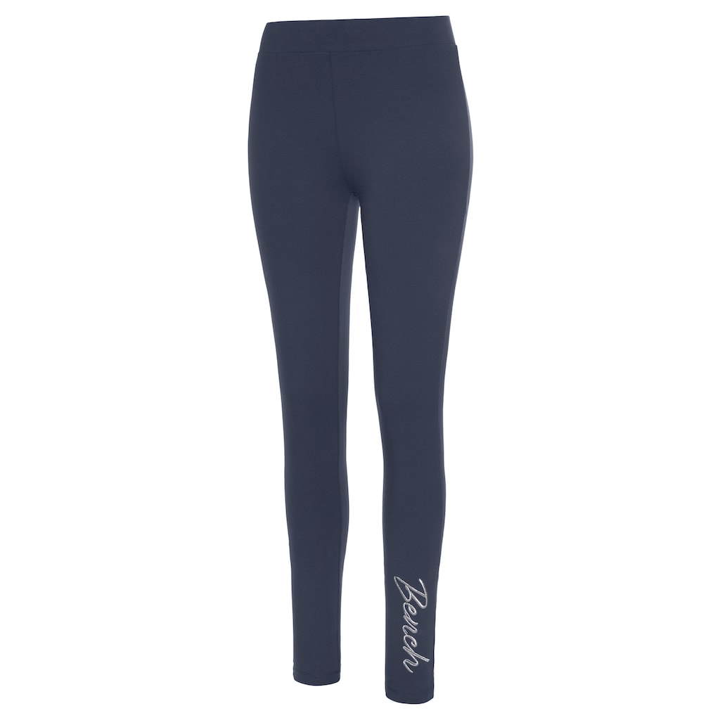 Bench. Loungewear Leggings, mit glitzernder Logostickerei auf dem Bein