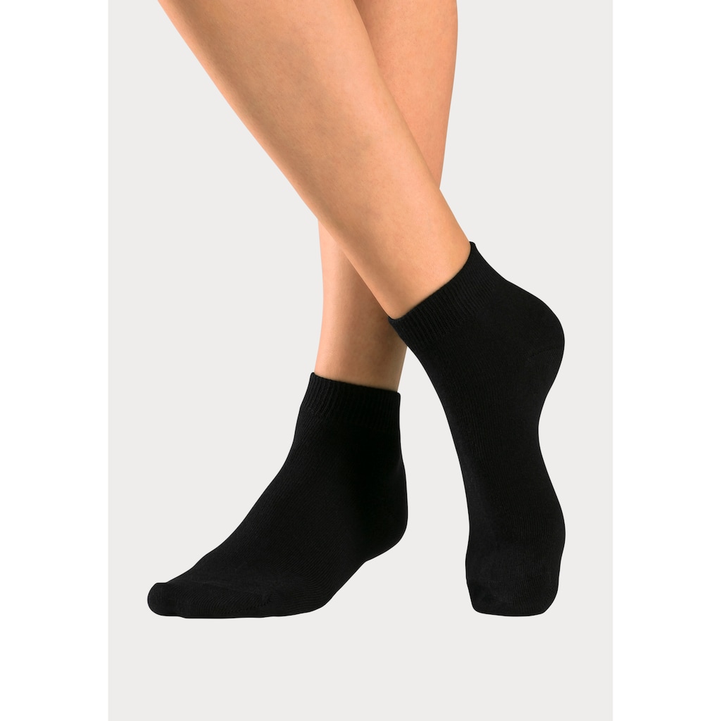 H.I.S Kurzsocken, (Packung, 10 Paar), mit eingestrickten Symbolen
