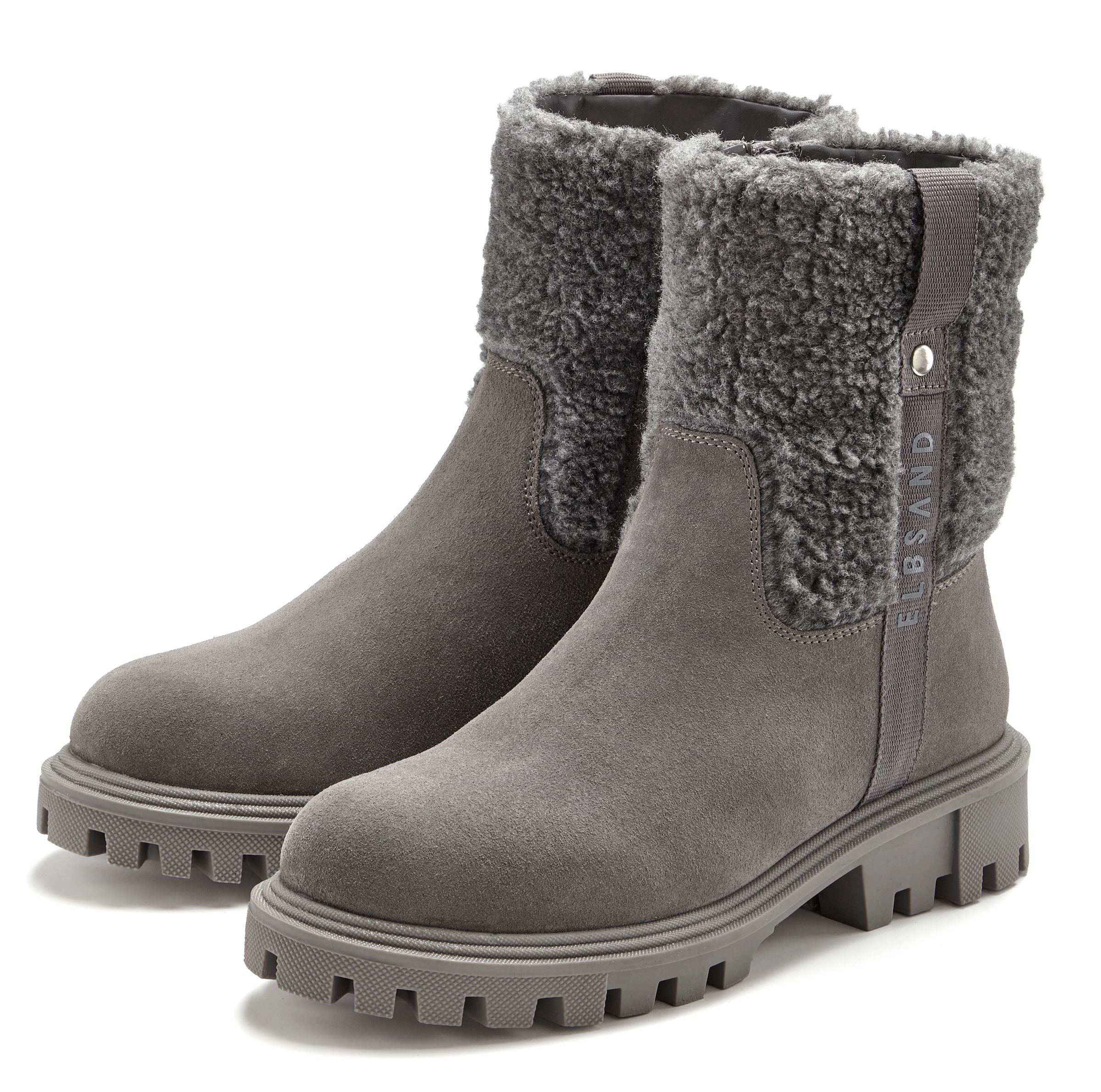 Elbsand Stiefelette »Boots, Winterboots, Lederstiefelette, Lederboots, Winterstiefel«  NEU Stiefel aus Veloursleder mit Warmfutter und leichter Profilsohle