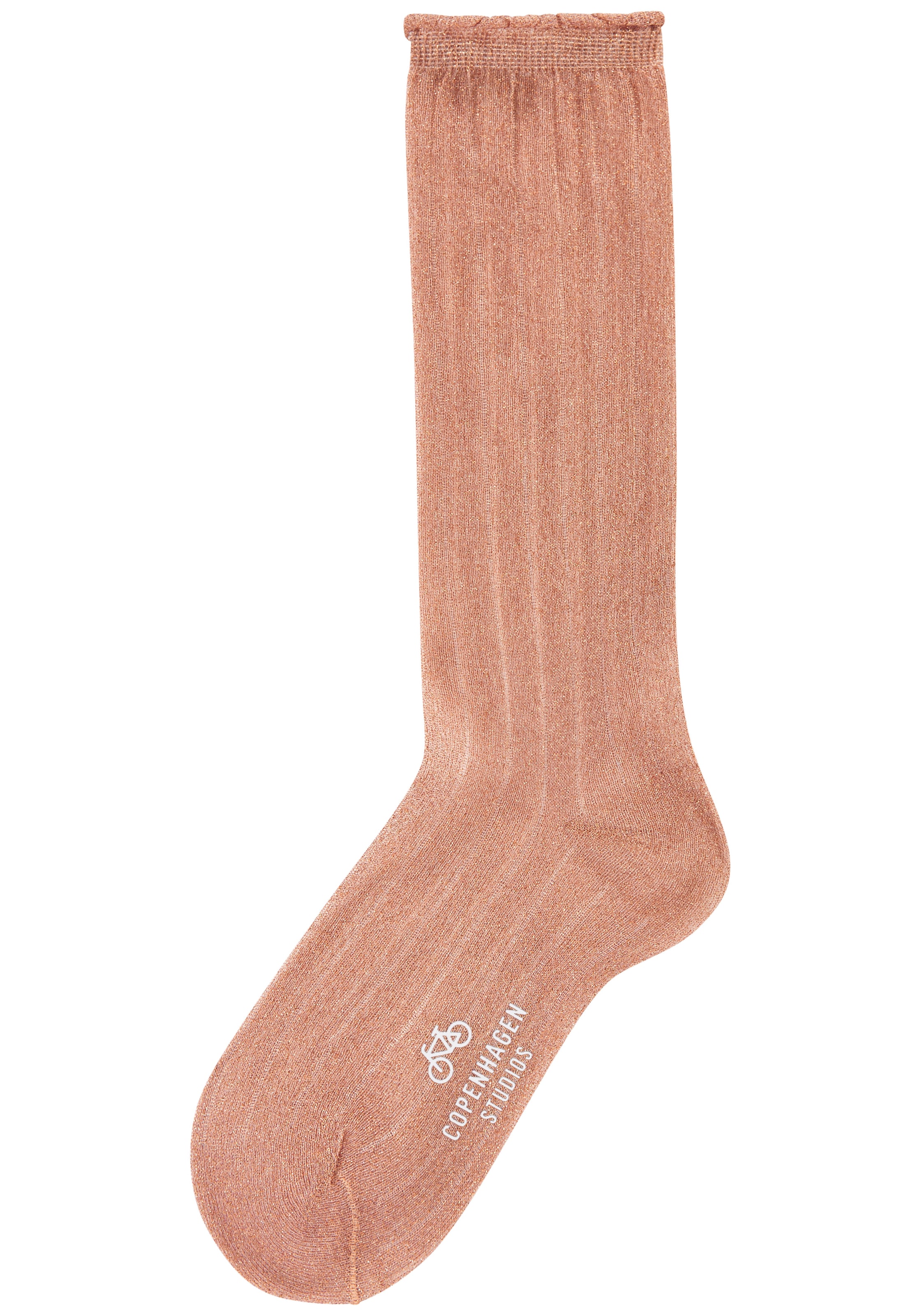 Copenhagen Studios Chaussettes longues Paquet, 2 Couple tlg. transparent und mit Glitzer