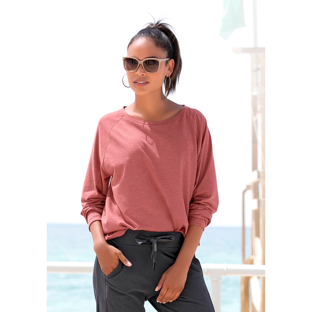 Elbsand Longsleeve »Tira«, mit Logodruck hinten, Langarmshirt, sportlich-casual