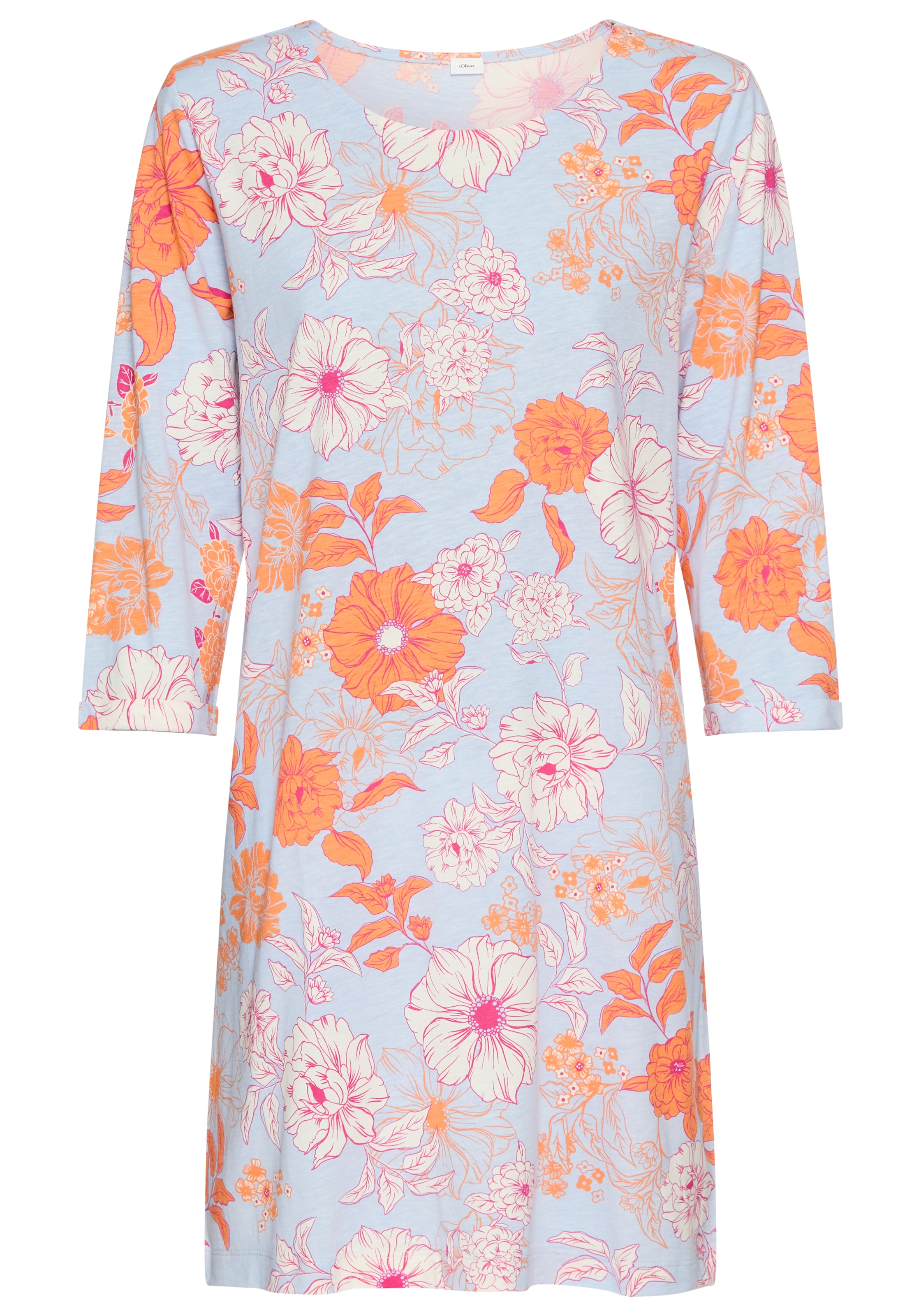 s.Oliver Chemise de nuit avec imprimé floral