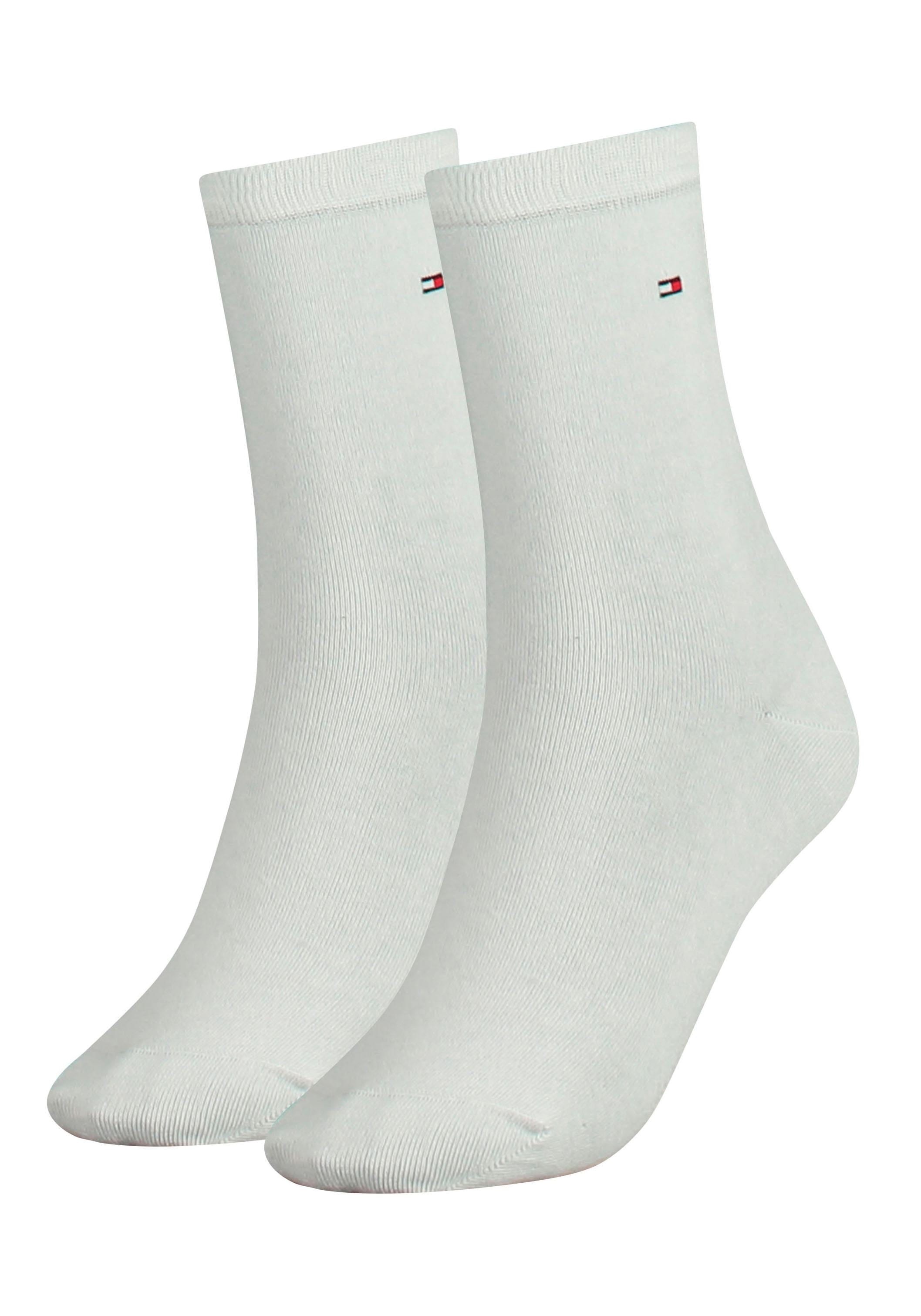 Tommy Hilfiger Chaussettes »TH WOMEN SOCK CASUAL 2P« 2 Paar, 2 Couple tlg. mit flacher Zehennaht