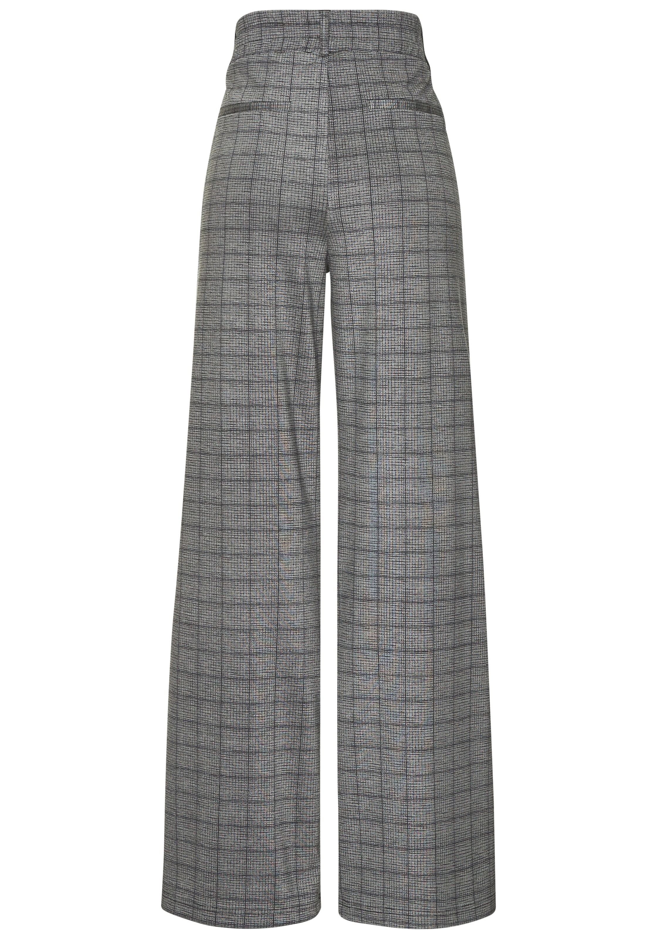 LASCANA Schlupfhose »extra Weit mit Bundfalten«  mit Jacquard Strickmuster oder uni schwarz