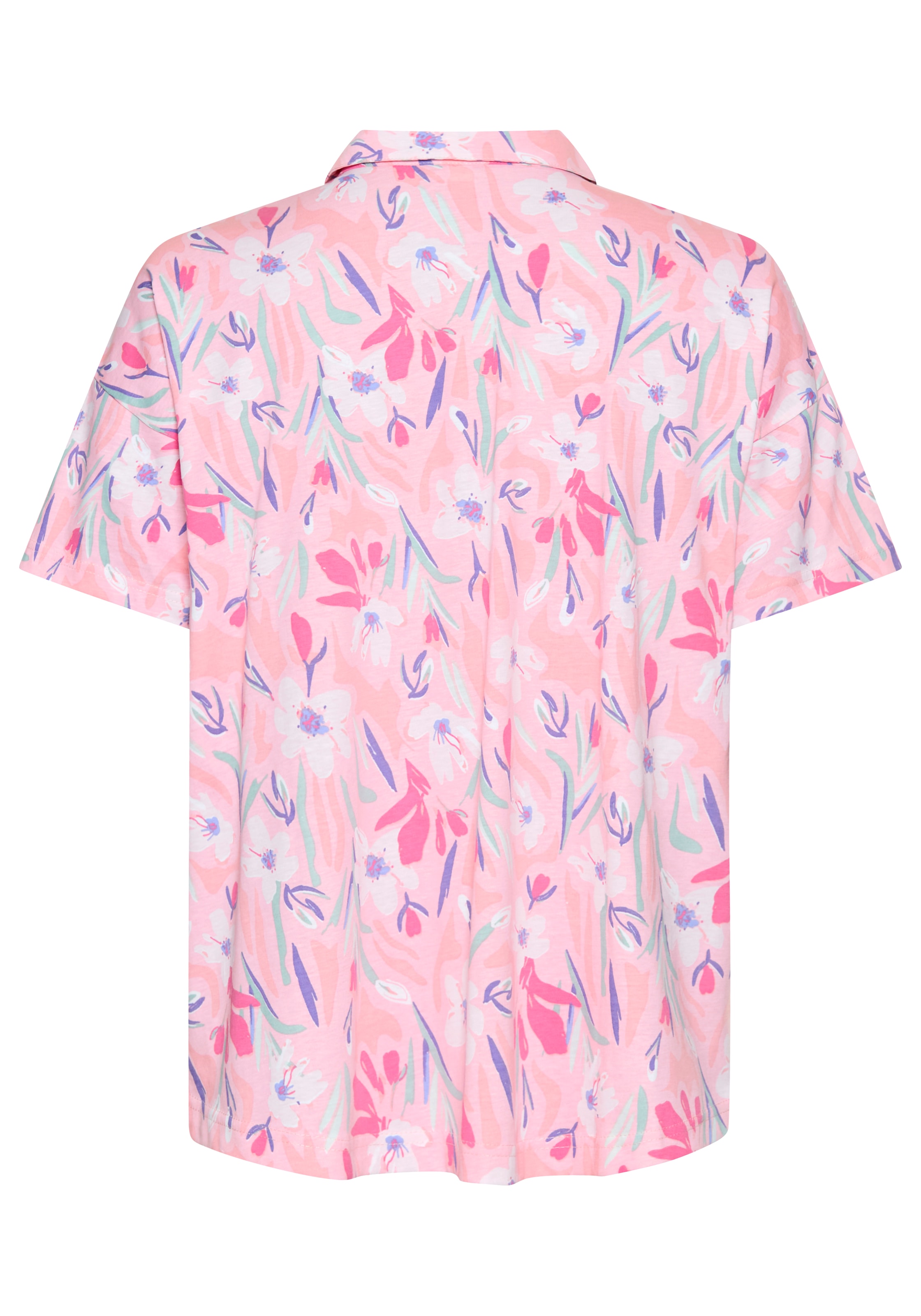 Vivance Dreams Haut de pyjama Schöner Blumen- oder Streifendruck