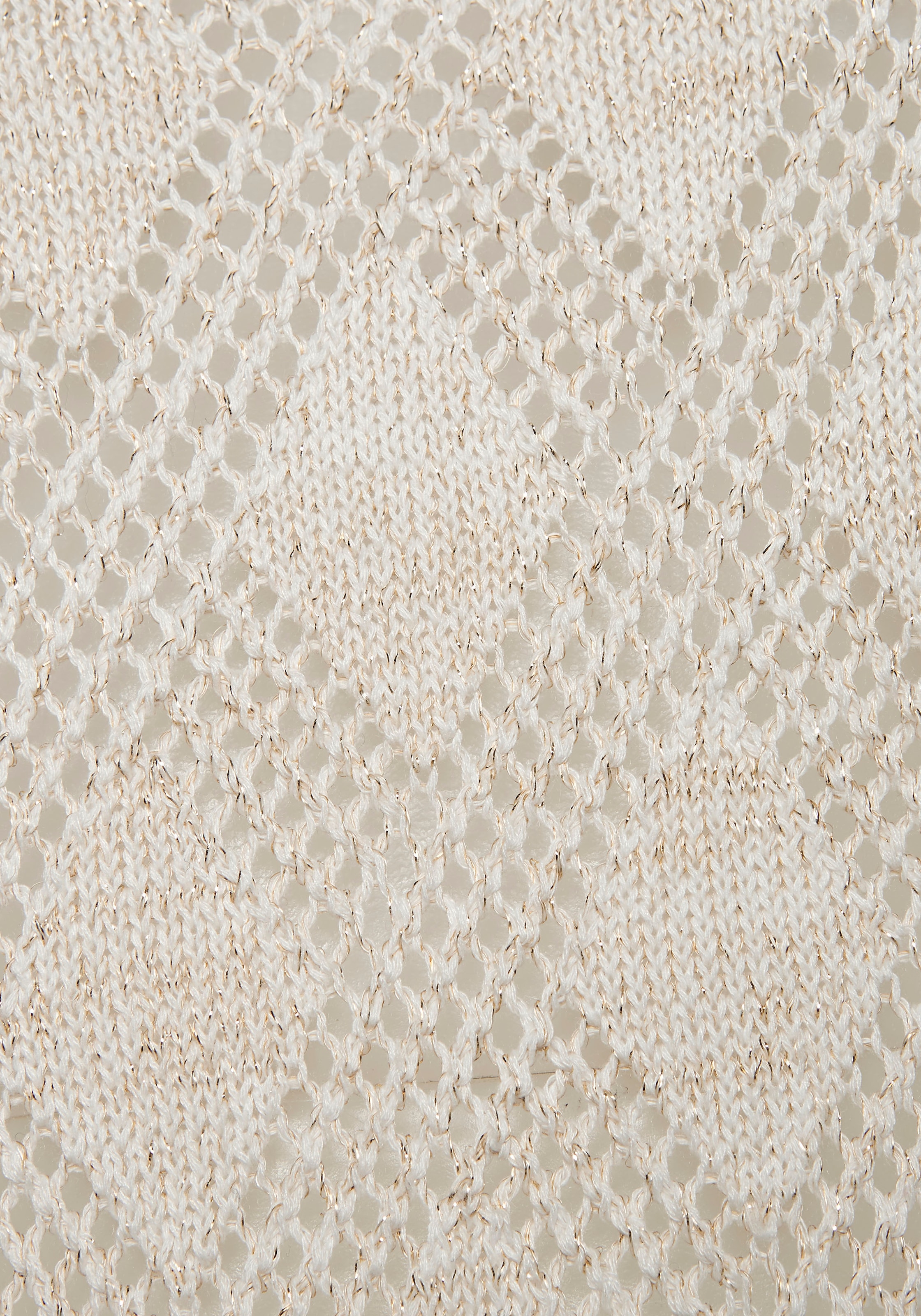LASCANA Ajourpullover, mit tollem Lochstrickmuster, weiche Strickware mit mit Glitzergarn