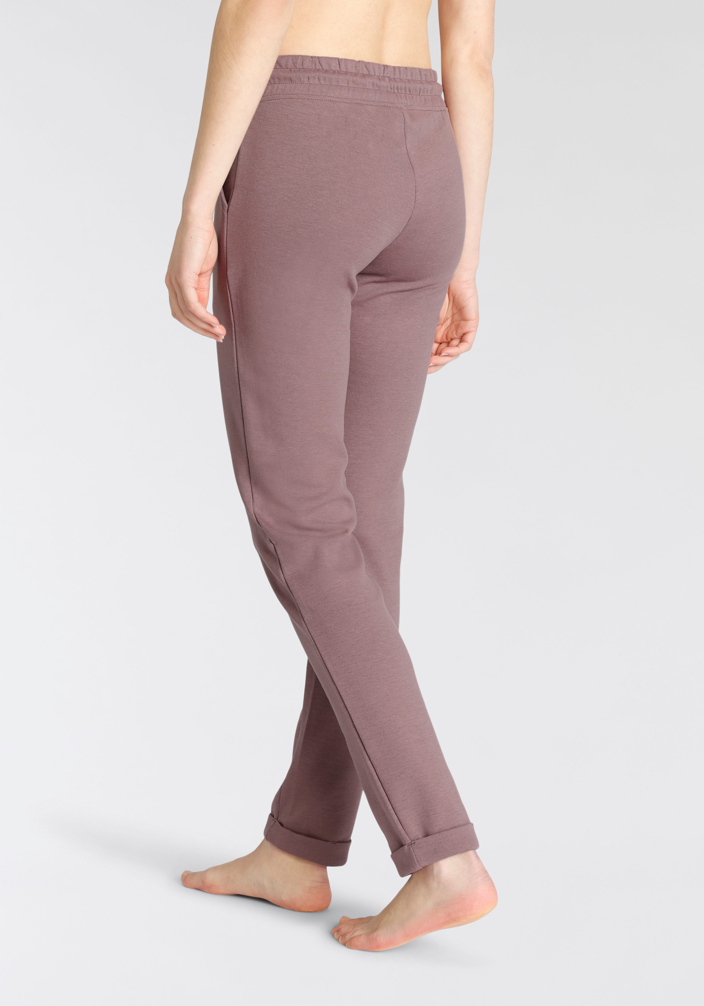 H.I.S Sweathose, Schlupfhose mit kleinem Aufschlag am Saum, Loungewear