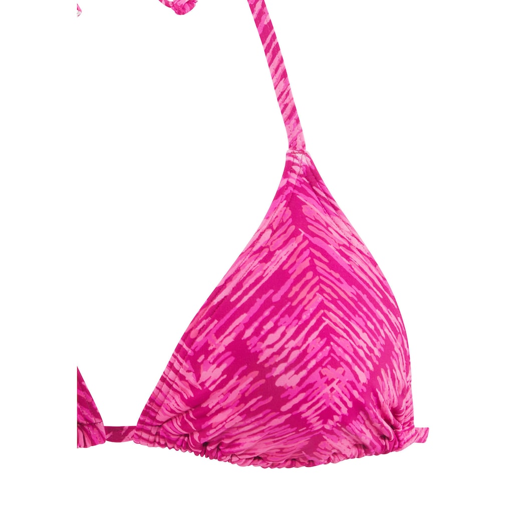 JETTE Triangel-Bikini-Top »Floretta«, in Ton in Ton-Harmonie