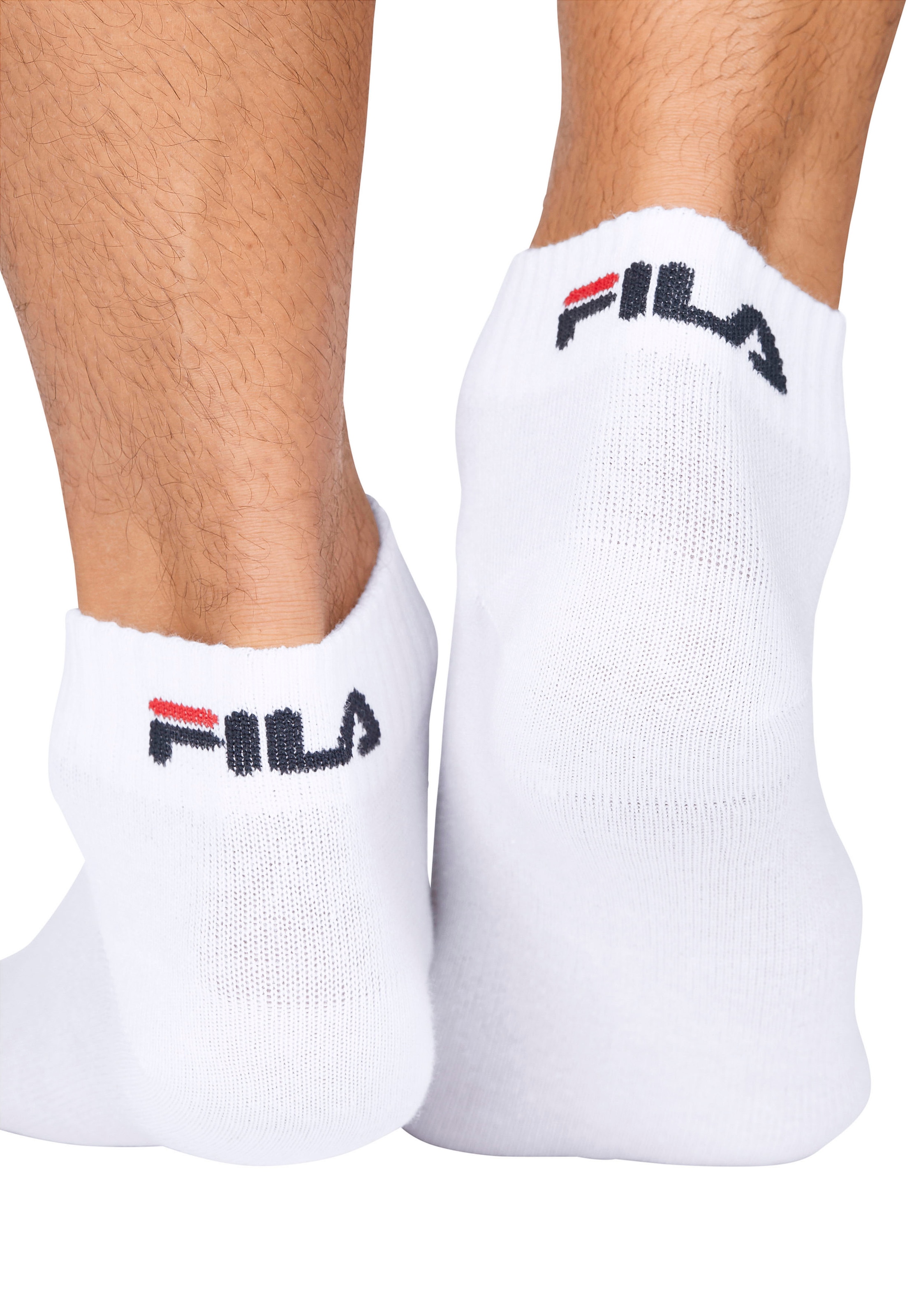 Fila Chaussettes courtes »UNISEX QUARTER PLAIN SOCKS« 9 cuis tlg. mit klassischem Logo