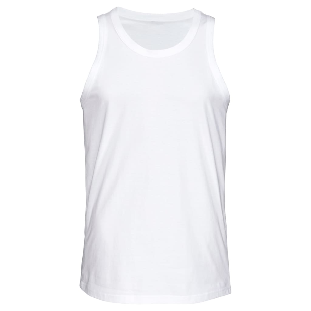 H.I.S Tanktop »Unterhemd für Herren«, (Packung, 3 tlg.), mit Rundhals aus Baumwolle