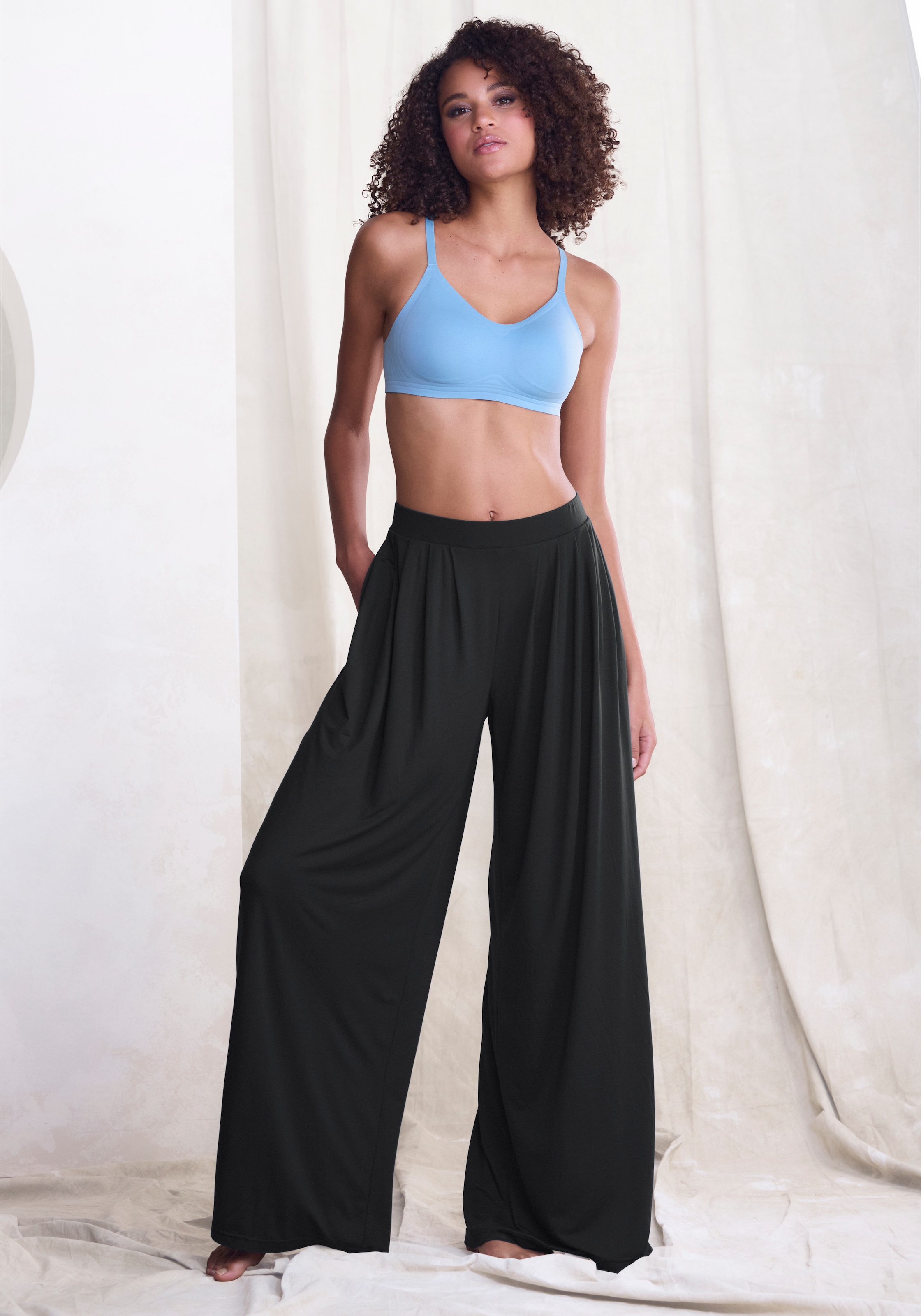 LASCANA Pantalon à enfiler »Extra Weit«  avec jambes extra larges