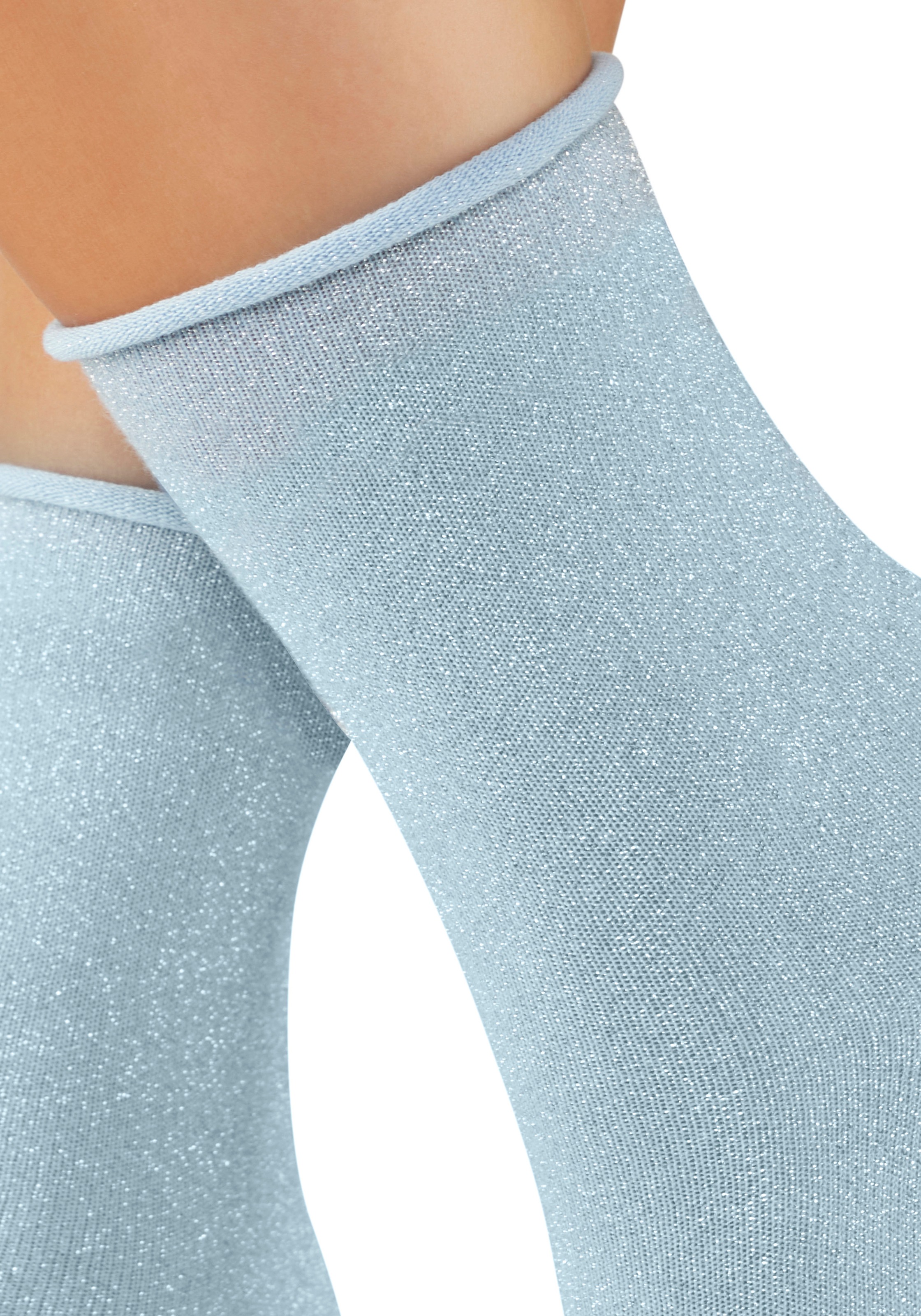 Copenhagen Studios Chaussettes Paquet, 2 Couple tlg. avec fils métalliques scintillants