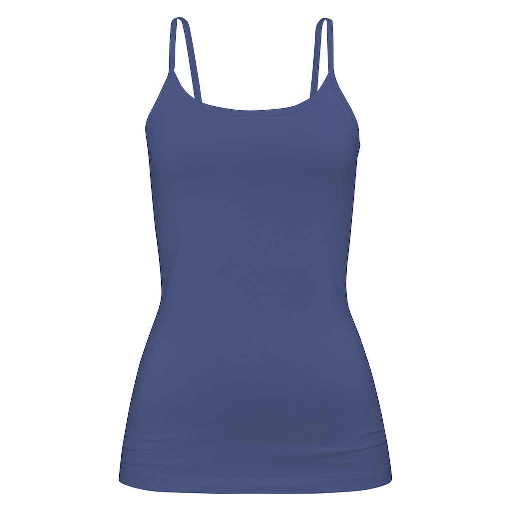 H.I.S Unterhemd, (2er-Pack), aus elastischer Baumwoll-Qualität, Spaghettiträger-Top, Unterziehshirt