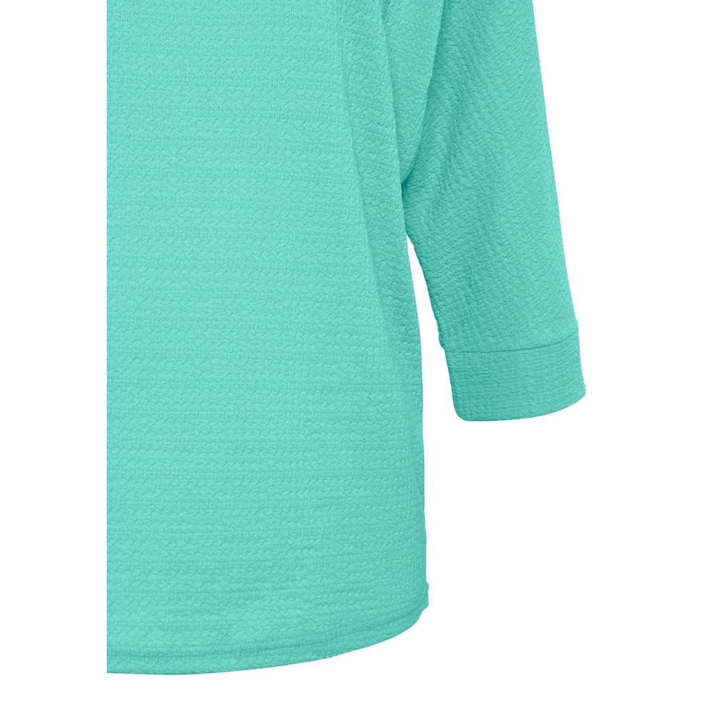 Vivance 3/4-Arm-Shirt »aus bügelfreier Crêpe-Qualität«