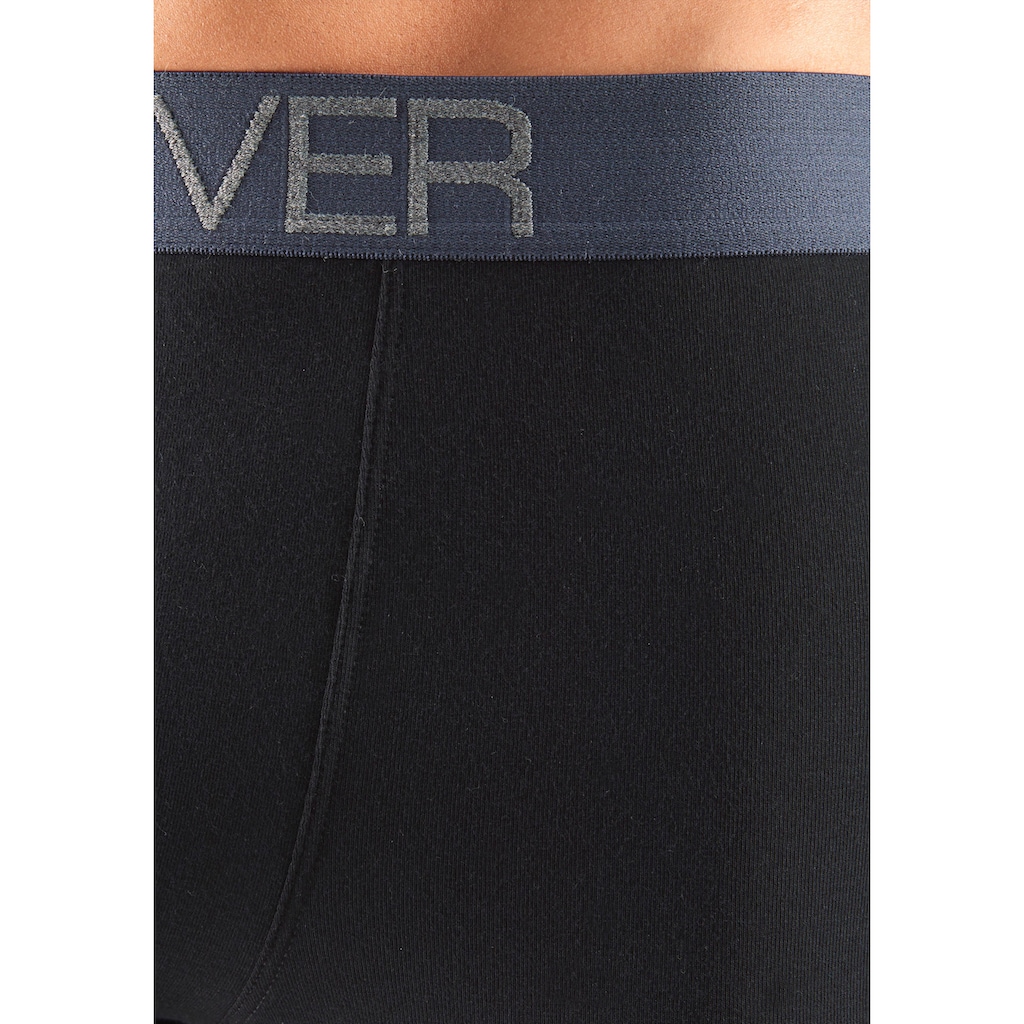 s.Oliver Boxer »Boxershorts für Herren«, (Packung, 4 St.), mit kontrastfarbenem Webbund