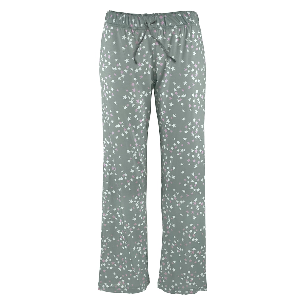Vivance Dreams Pyjama, (4 tlg., 2 Stück), mit Sternenprint