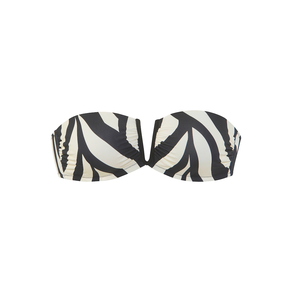French Connection Bandeau-Bikini »Louise«, V-förmige Schnalle zwischen den Cups