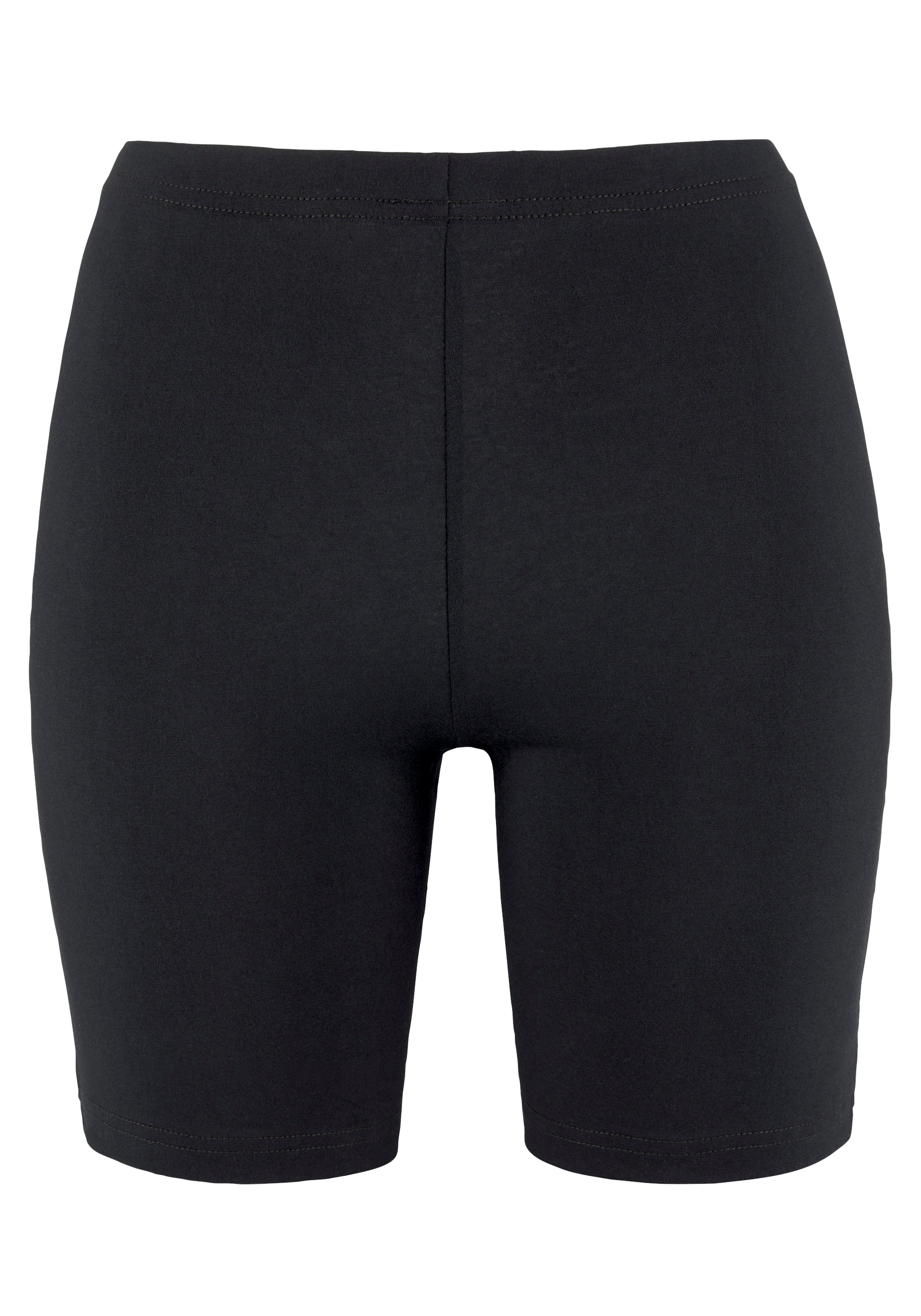 LASCANA Lange Unterhose, (Packung, 2 St.), "Perfect Basics" aus elastischer Baumwolle