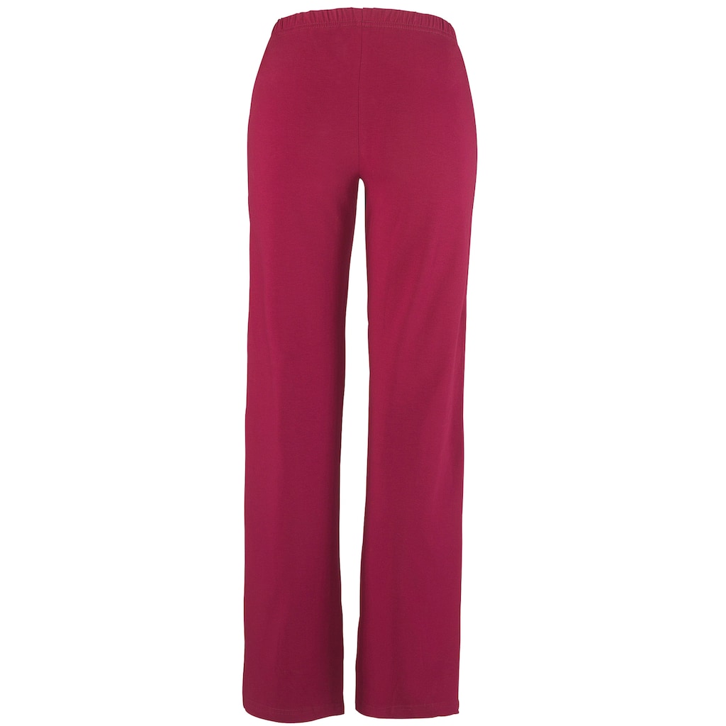 Vivance active Jazzpants, (2er-Pack), mit leicht ausgestelltem Bein, Loungewear