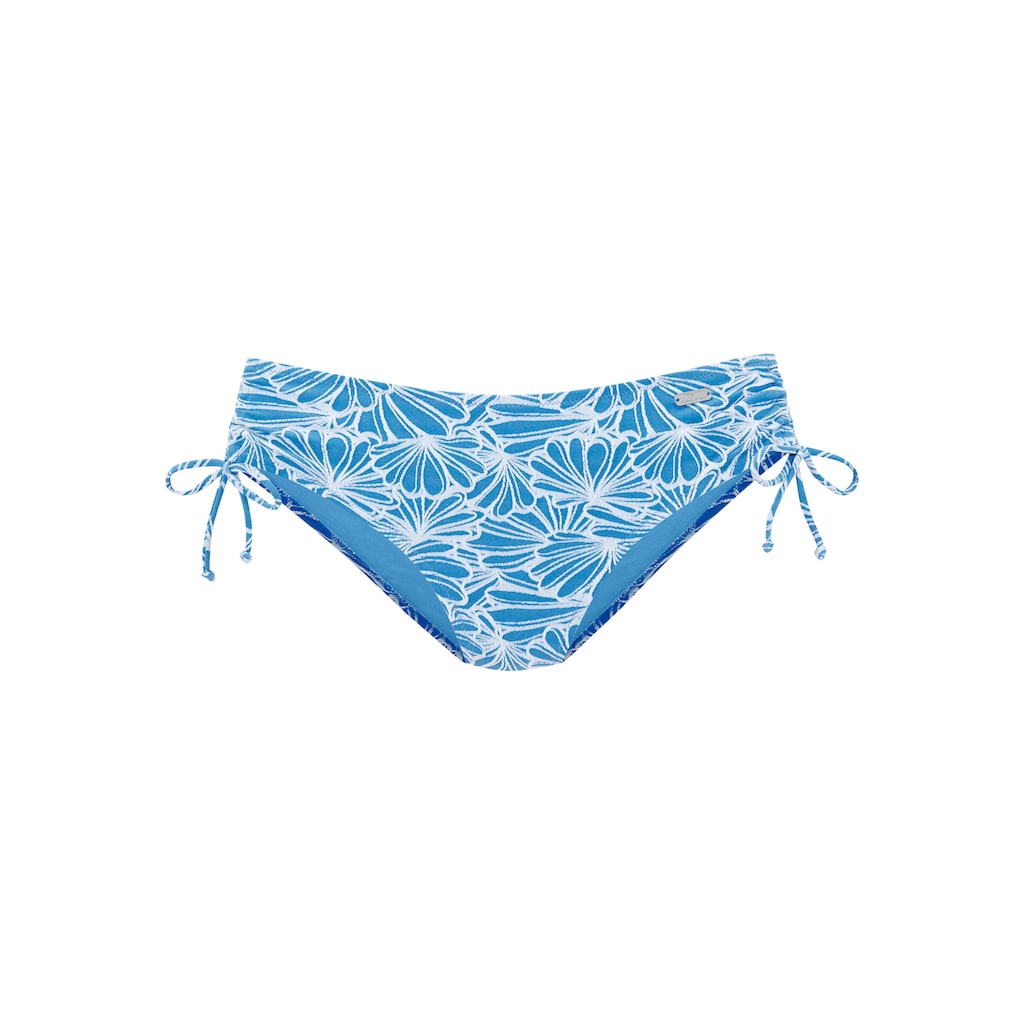 Venice Beach Bikini-Hose »Peony«, in höherer Schnittform und modischer Strukturware
