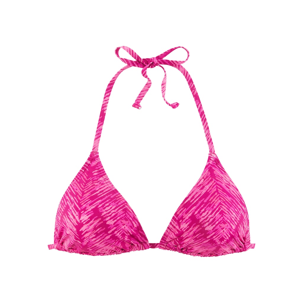JETTE Triangel-Bikini-Top »Floretta«, in Ton in Ton-Harmonie