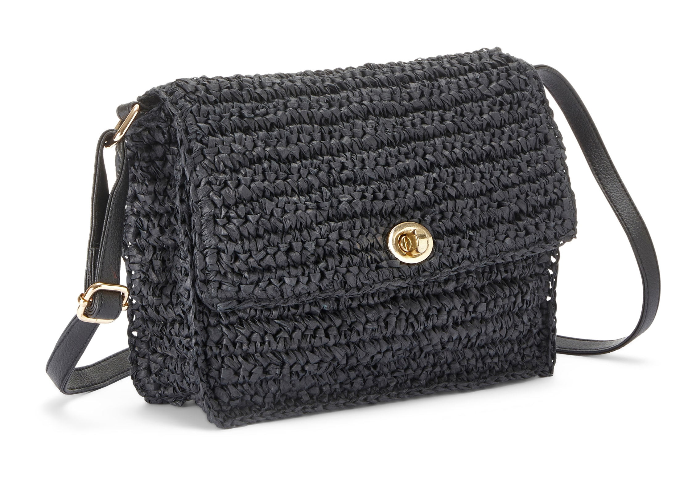 Vivance Sac à bandoulière »Handtasche« Minibag, Henkeltasche, Bast-Optik, Sommertasche, Crossbody Bag