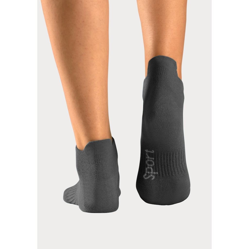 Bench. Sneakersocken, (Packung, 6 Paar), mit feiner Mesh Konstruktion und Mittelfussgummi